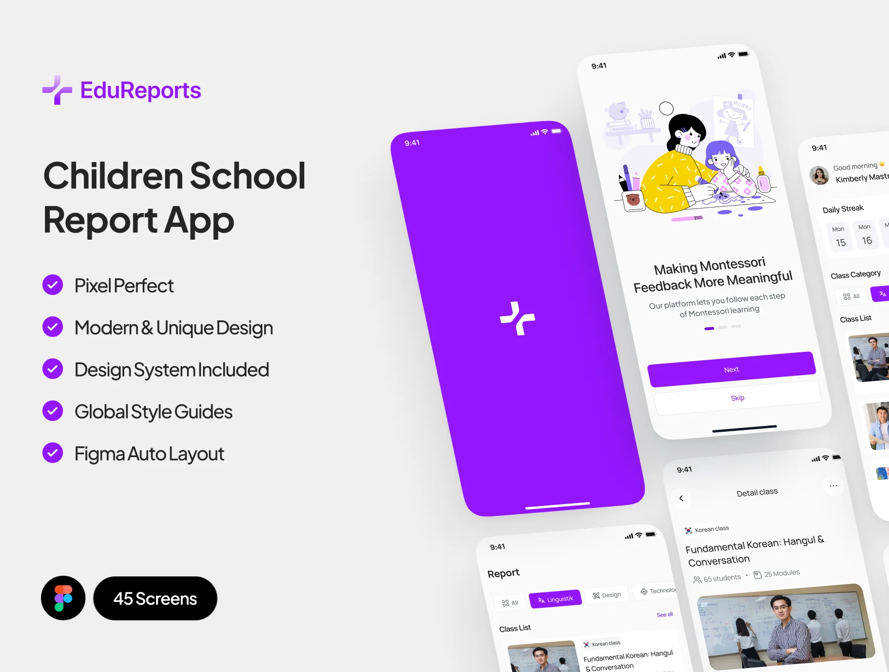 EduReports - Montessori School Report App