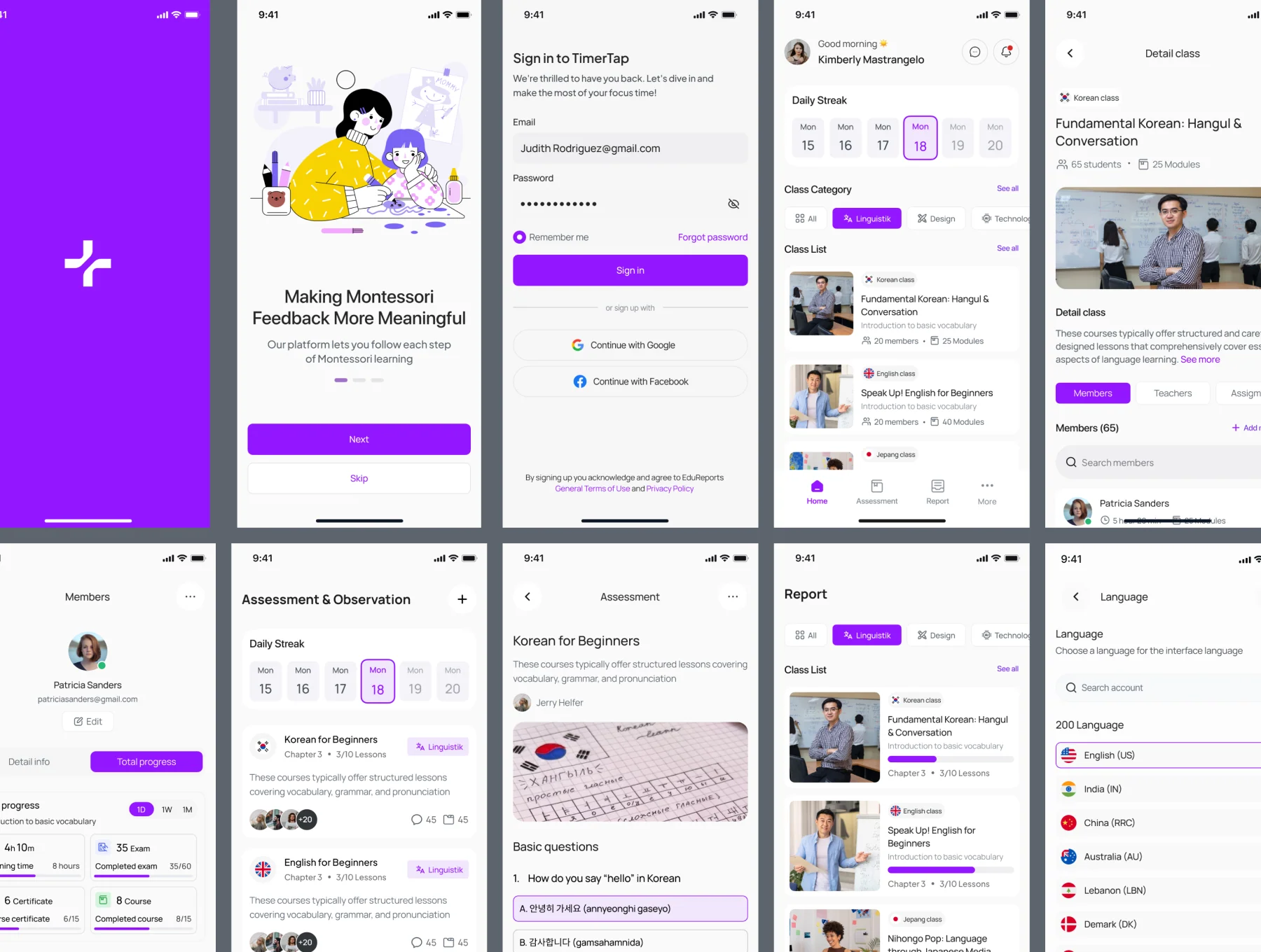 EduReports - Montessori School Report App 7