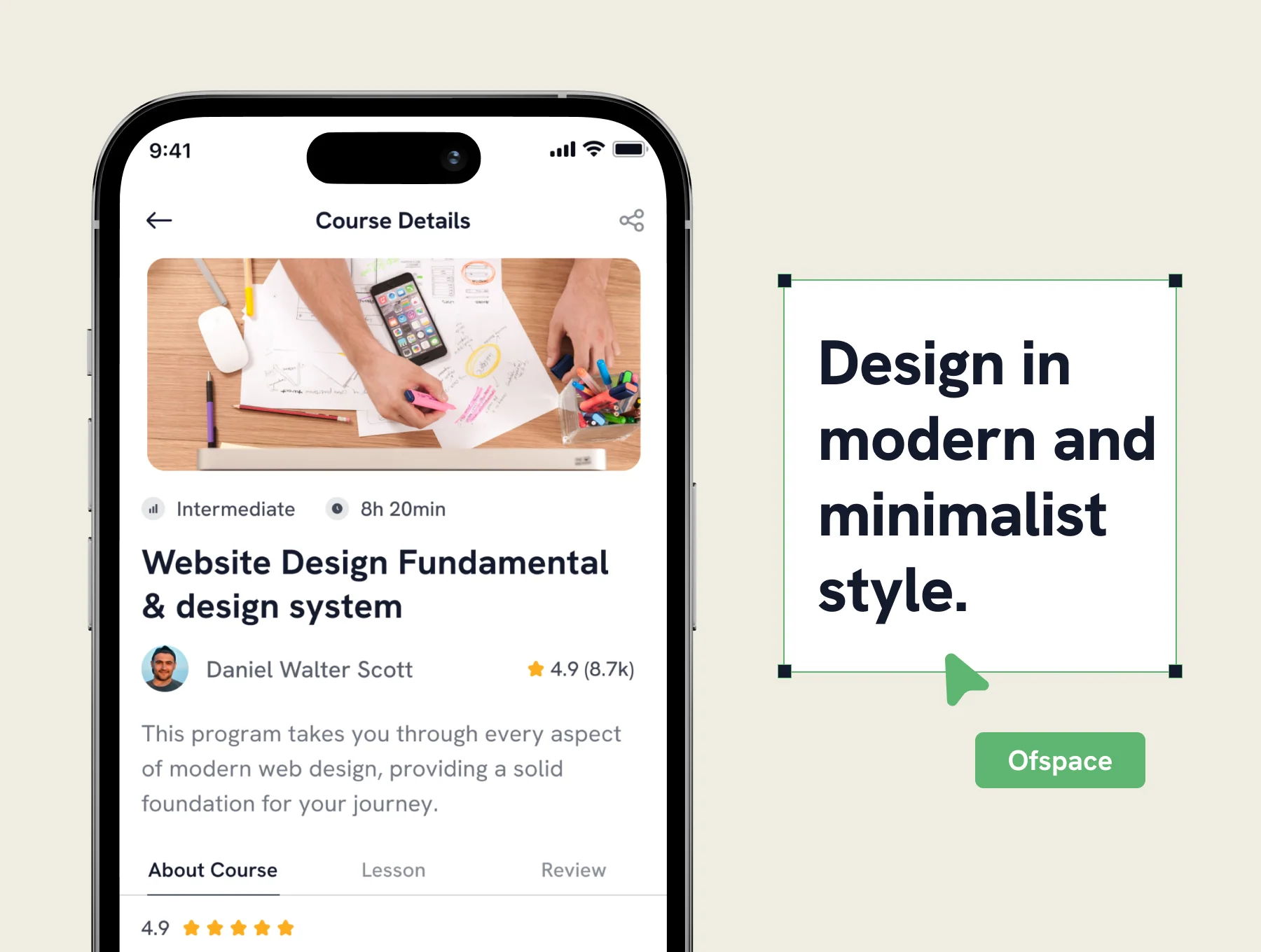 EduTech Online Course Mobile App UI Kit 3