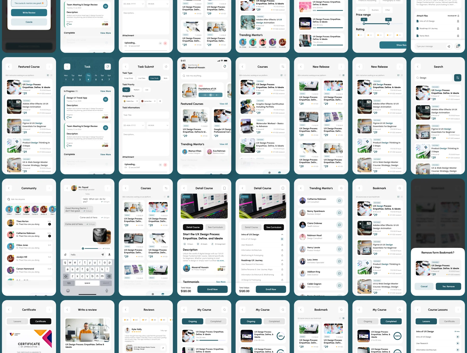 EduUP – Modern eLearning Mobile App UI Kit 2