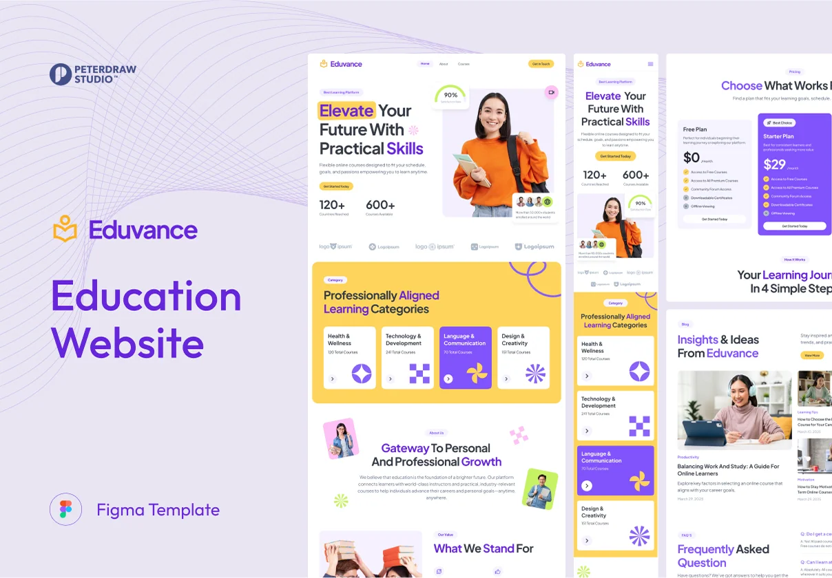 Eduvance - Education Website