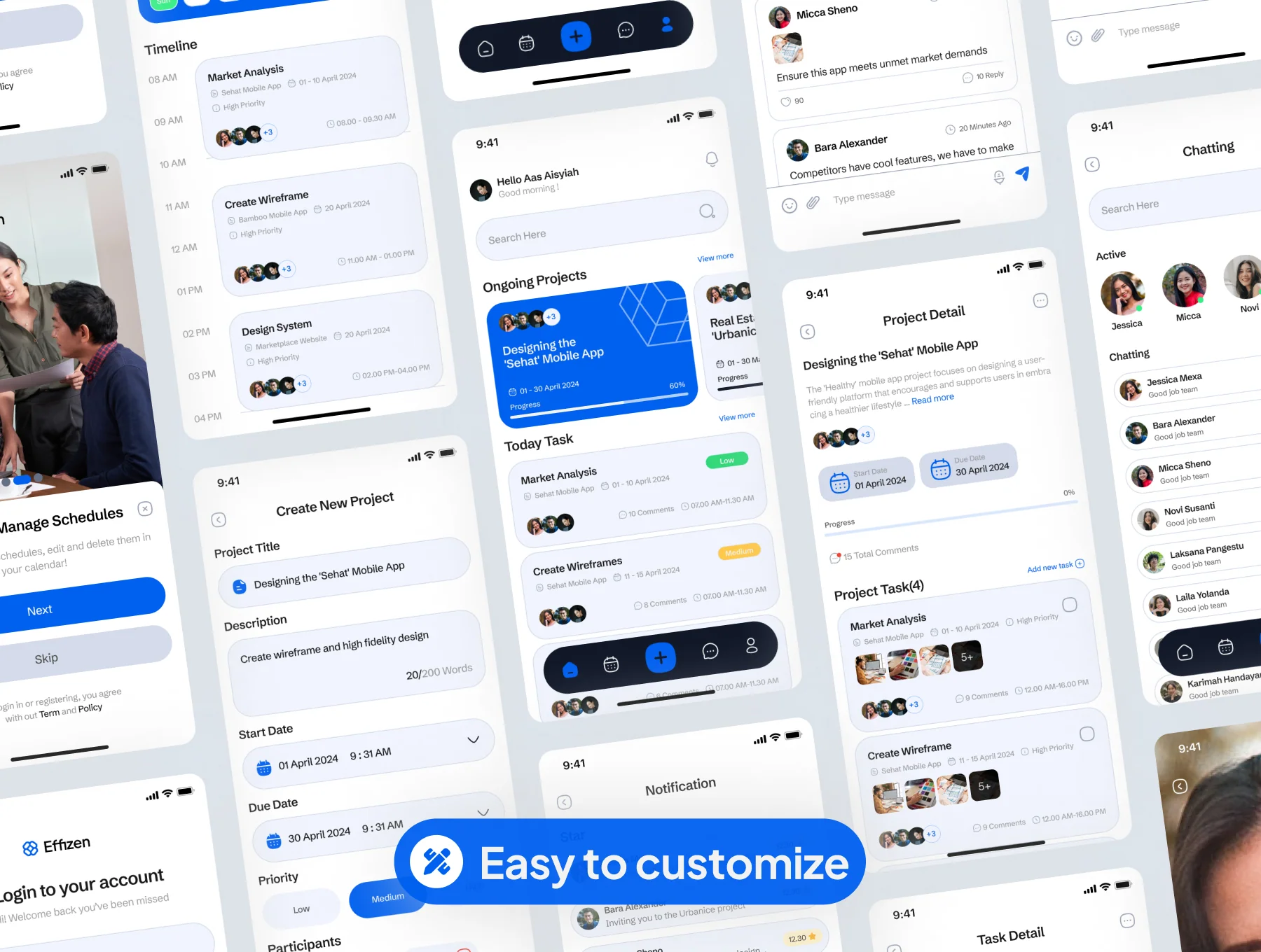 Effizen - Task & Project Management App 7