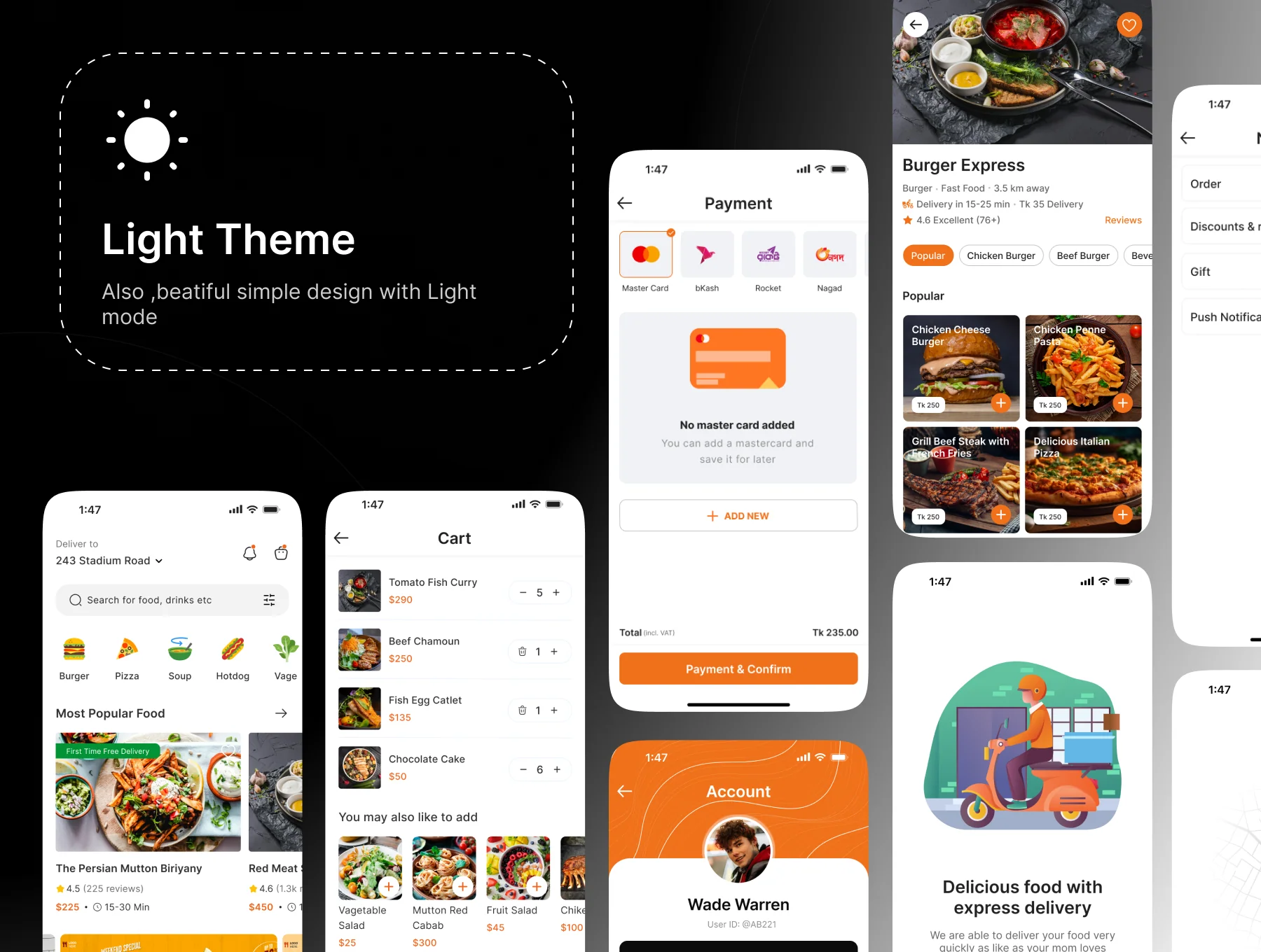 eFoody - Mobile App UI Kit 3