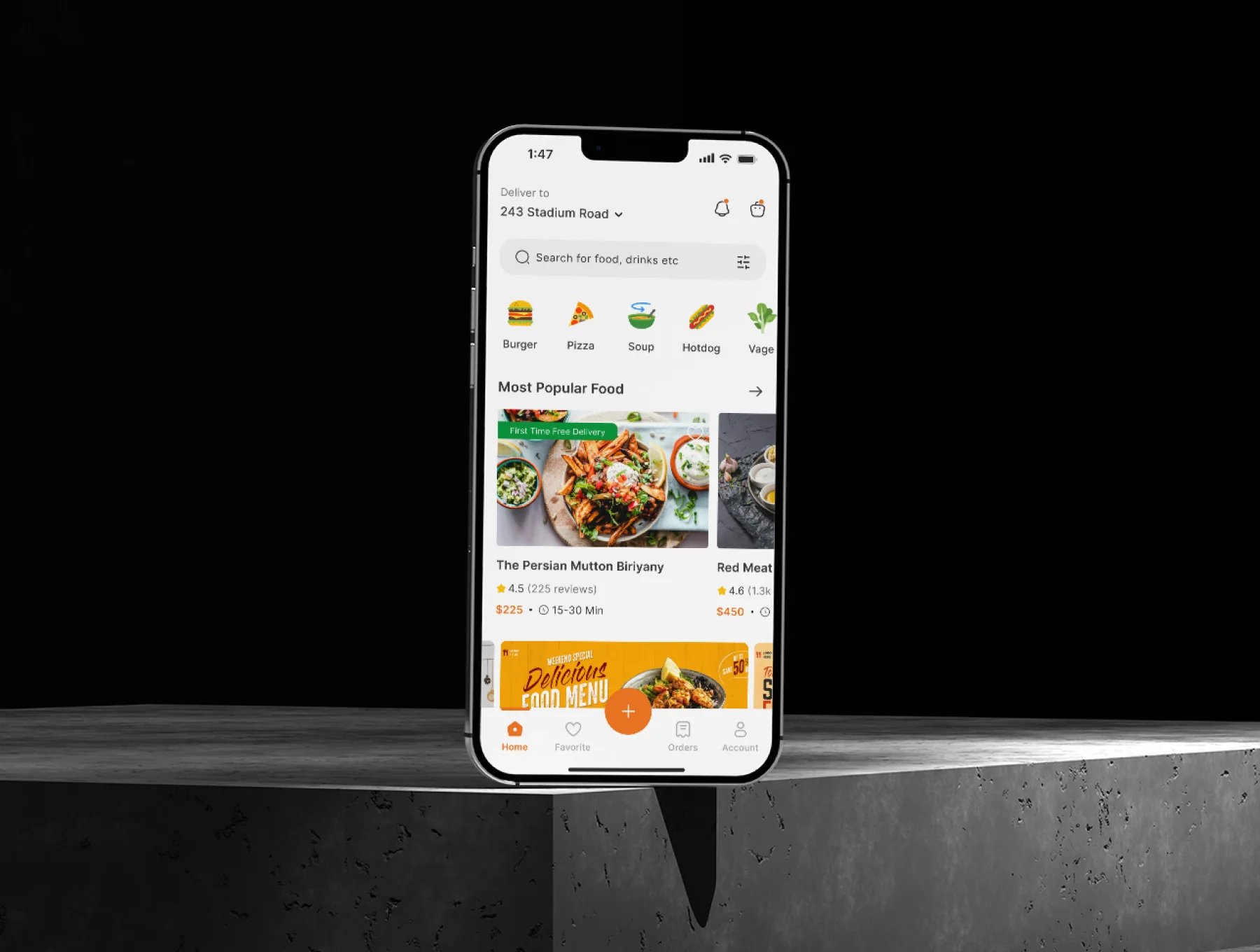 eFoody - Mobile App UI Kit 4
