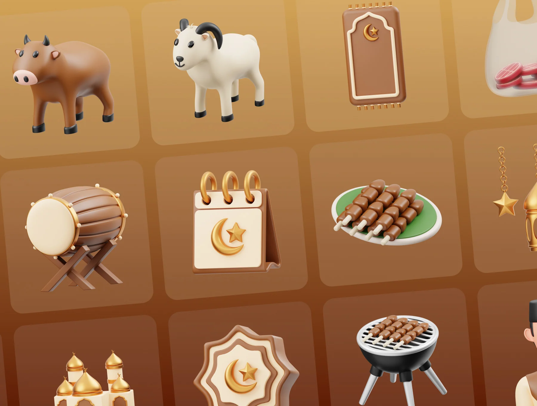 Eid Al-Adha 3D Icon 5