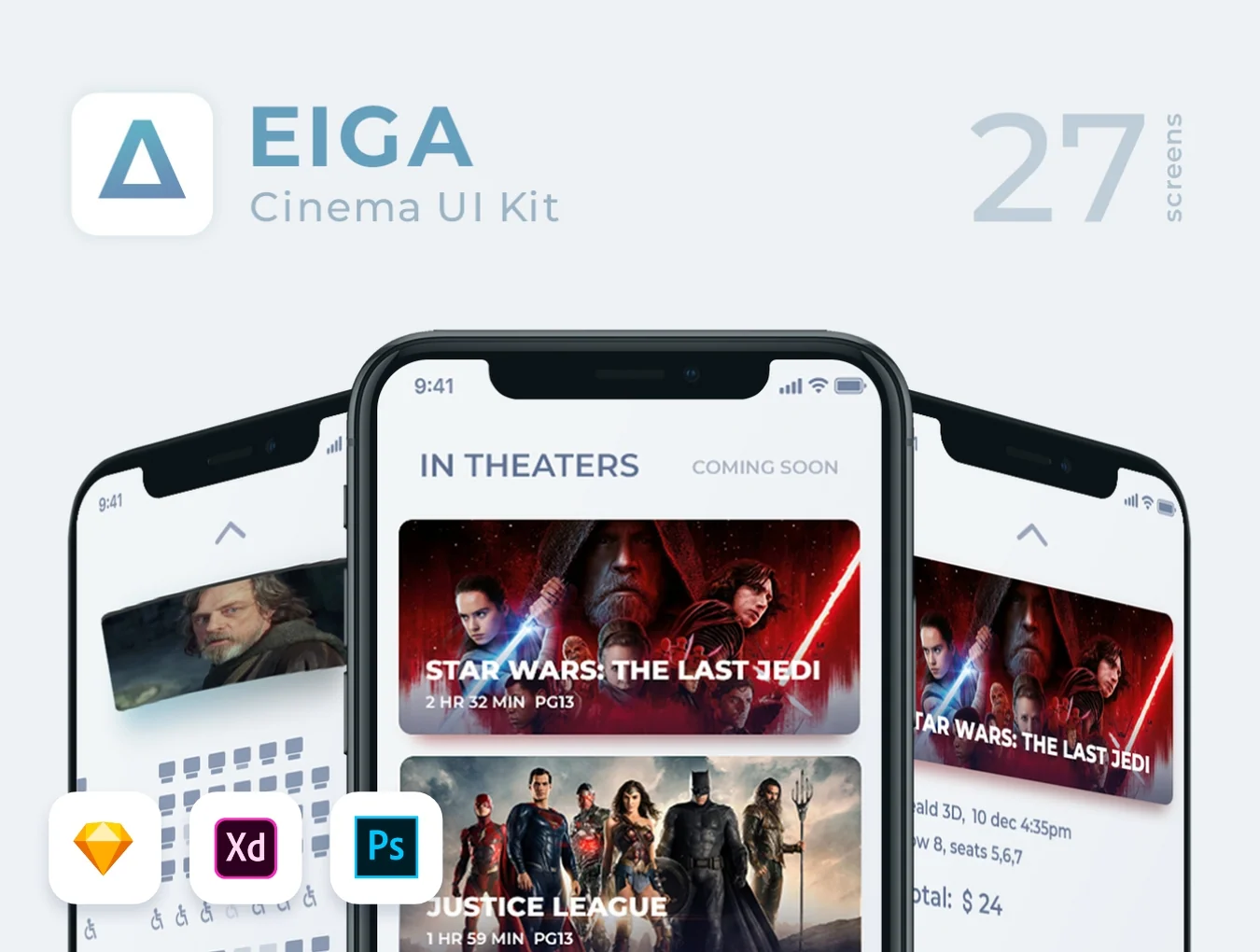 EIGA Cinema UI KIt