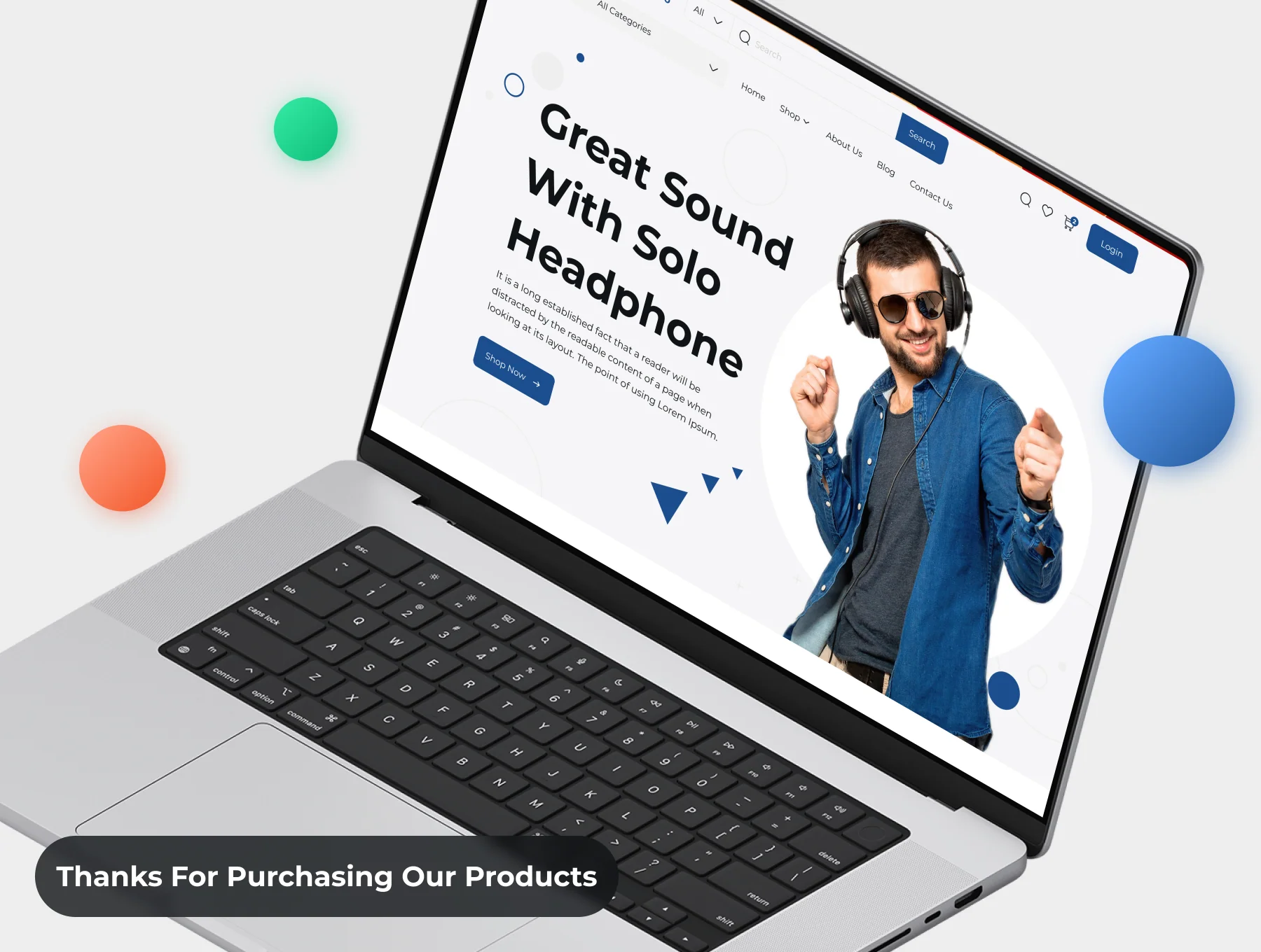 Electronic E-Commerce Web UI Kit 8