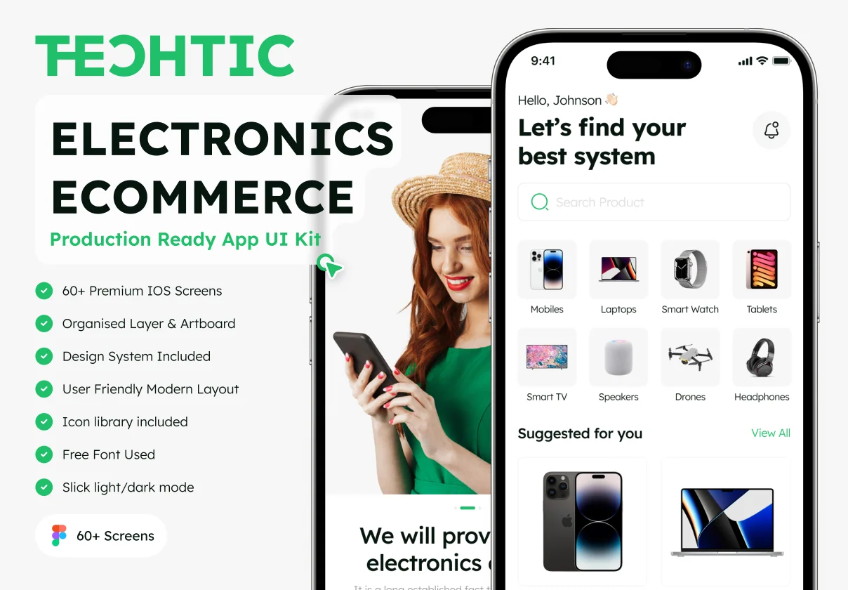 Electronic Ecommerce App UI Kit