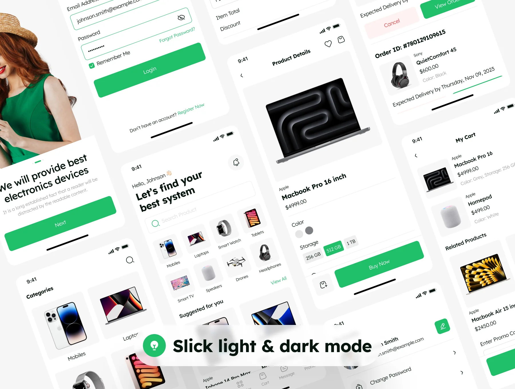 Electronic Ecommerce App UI Kit 6