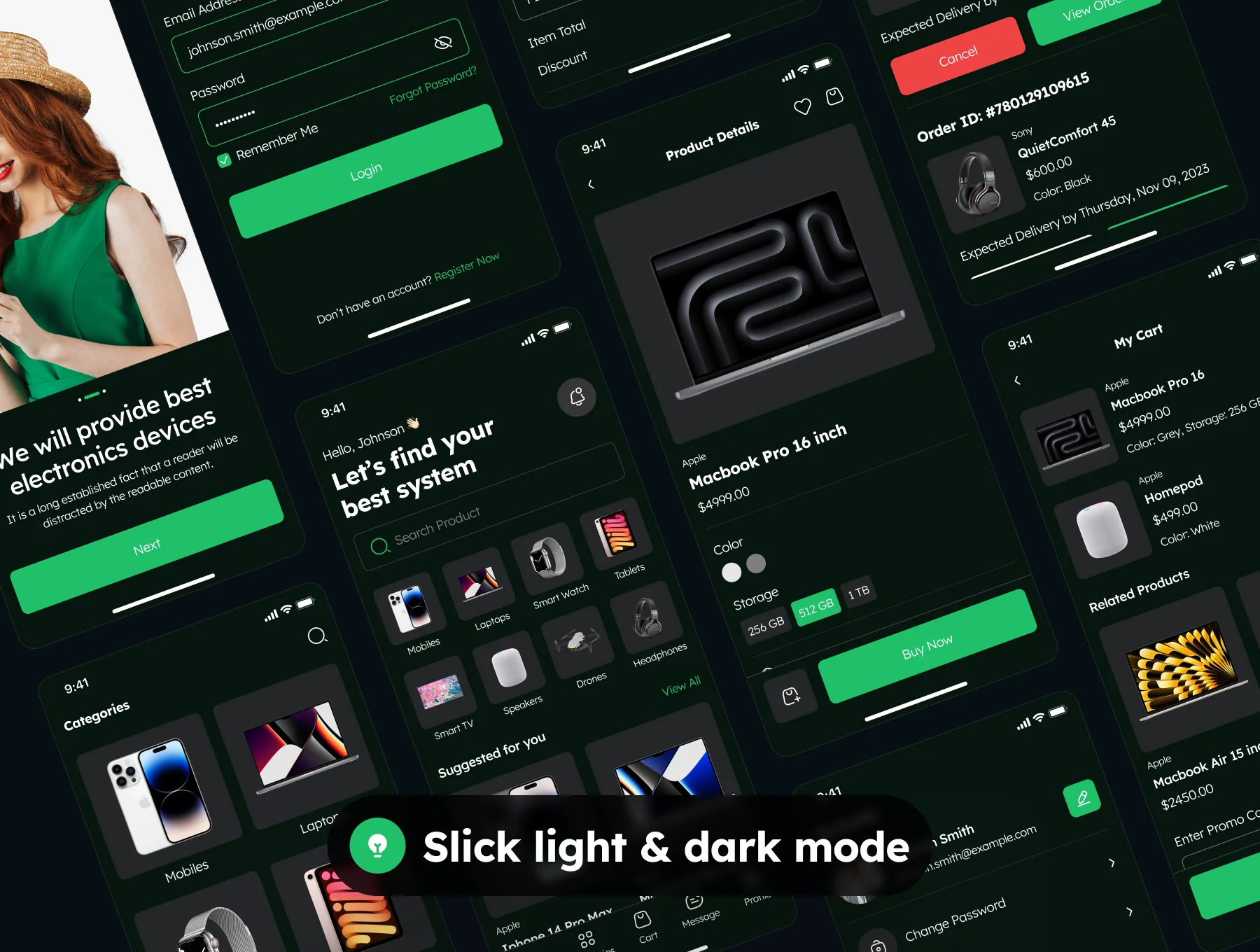 Electronic Ecommerce App UI Kit 7
