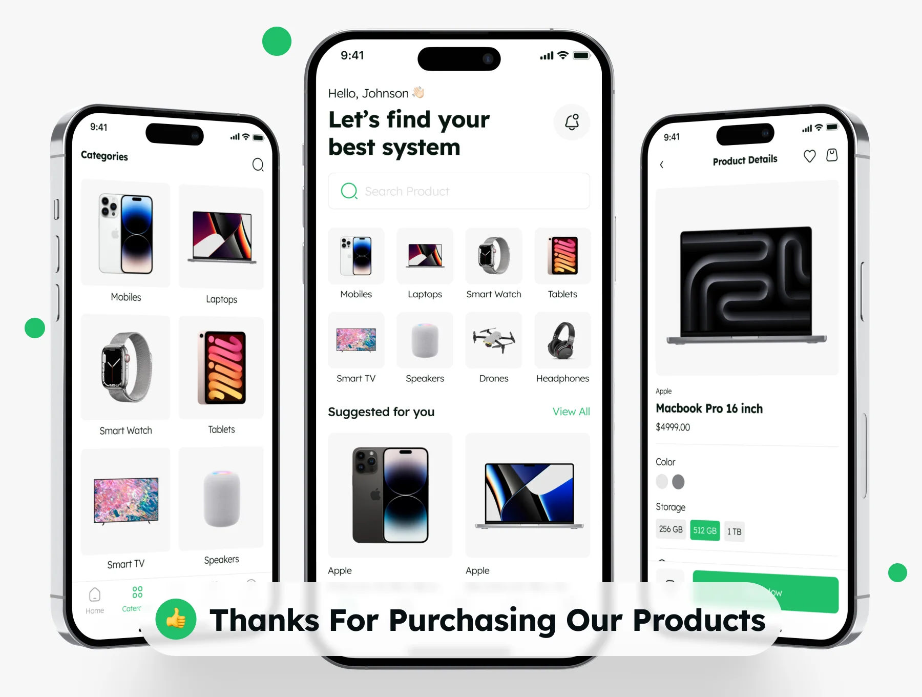 Electronic Ecommerce App UI Kit 8