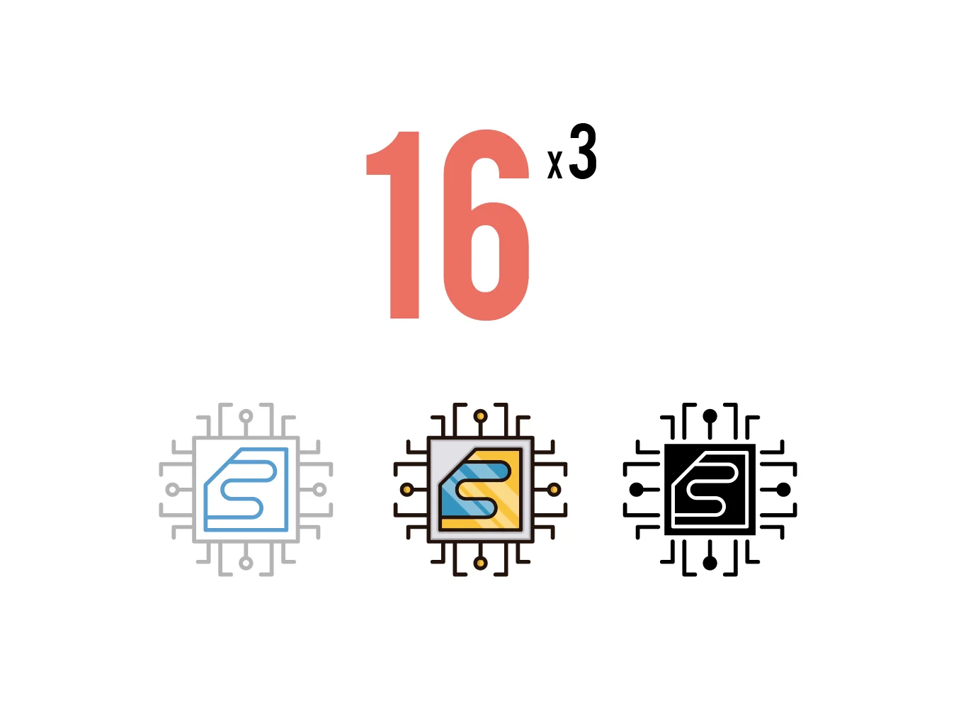 16 Electronics Icons 2