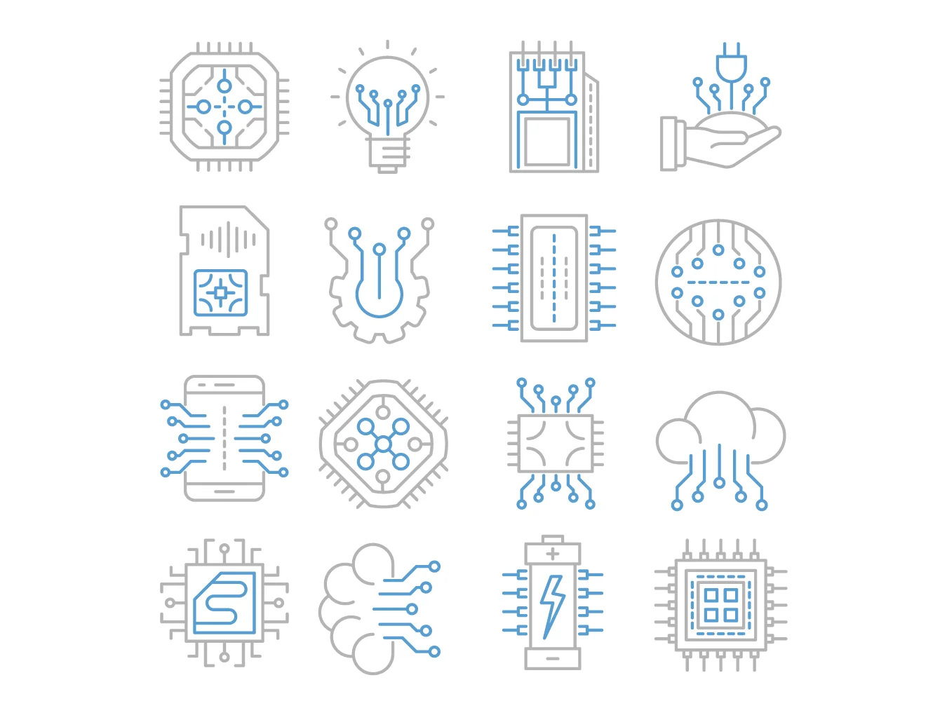 16 Electronics Icons 3