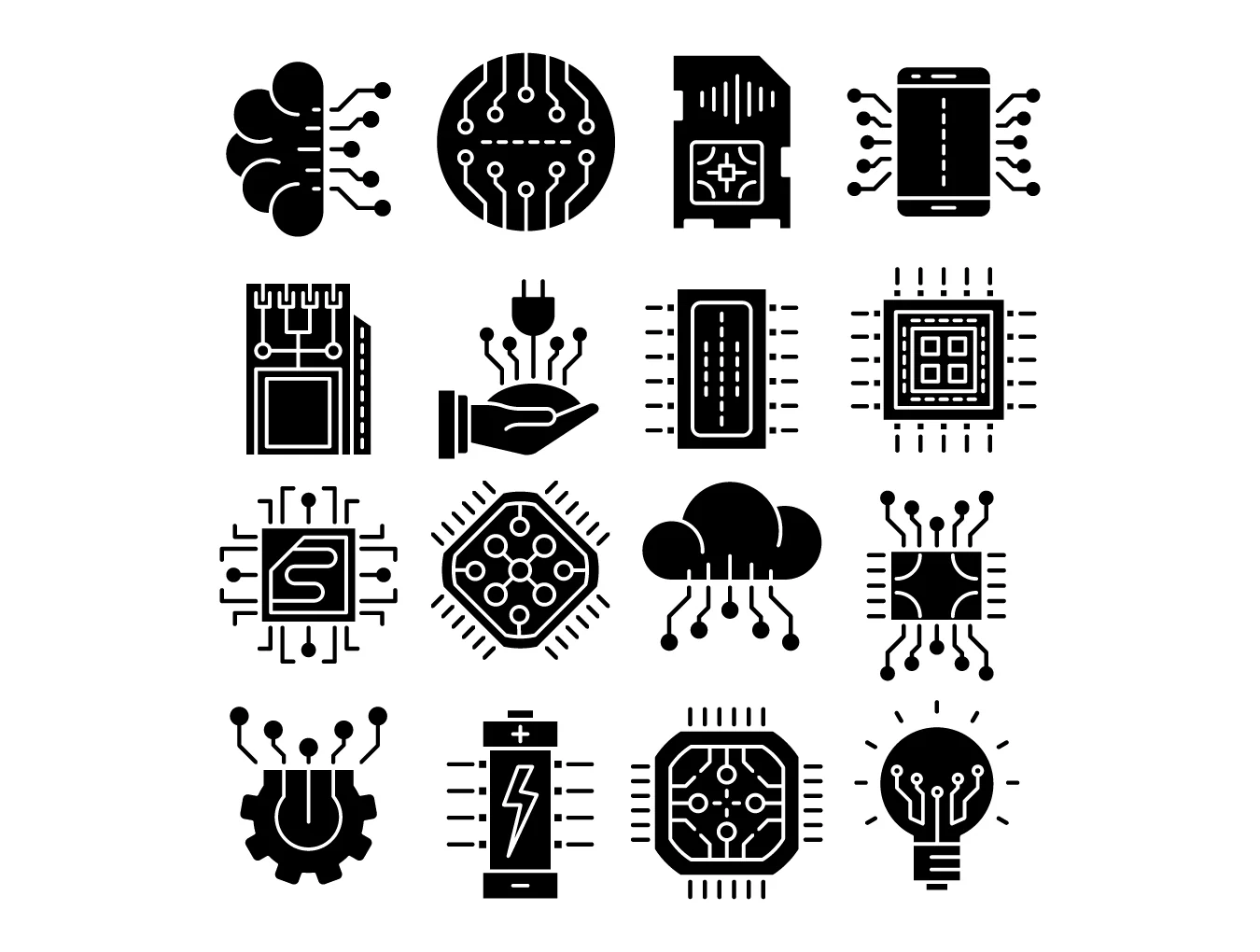 16 Electronics Icons 4