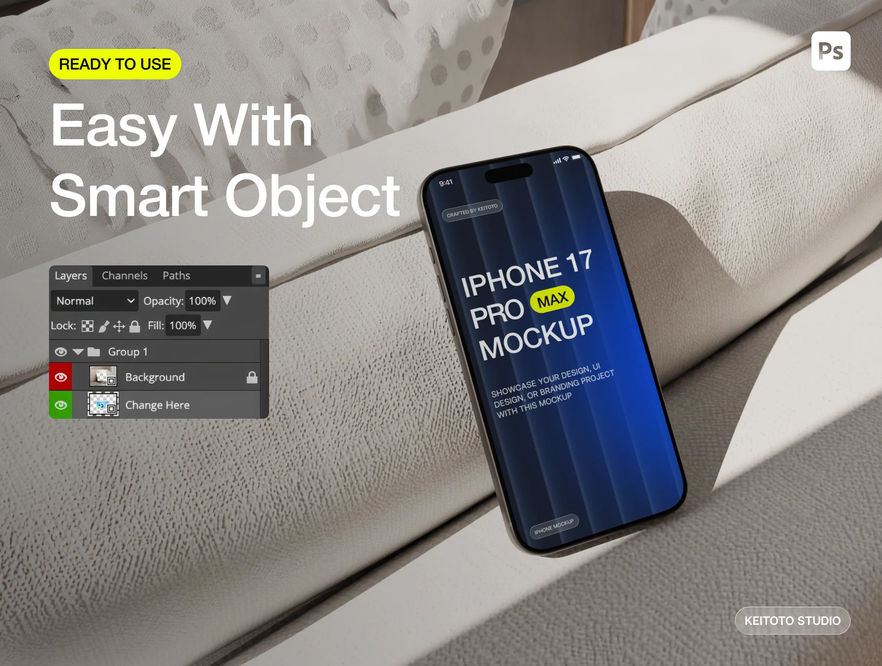 Elegant Home Scene iPhone 17 Pro Max Mockups Set 3