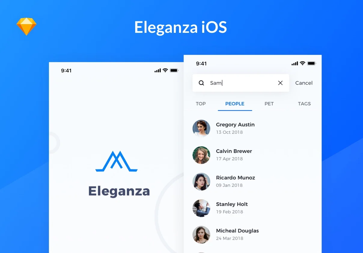 Eleganza iOS UI Kit