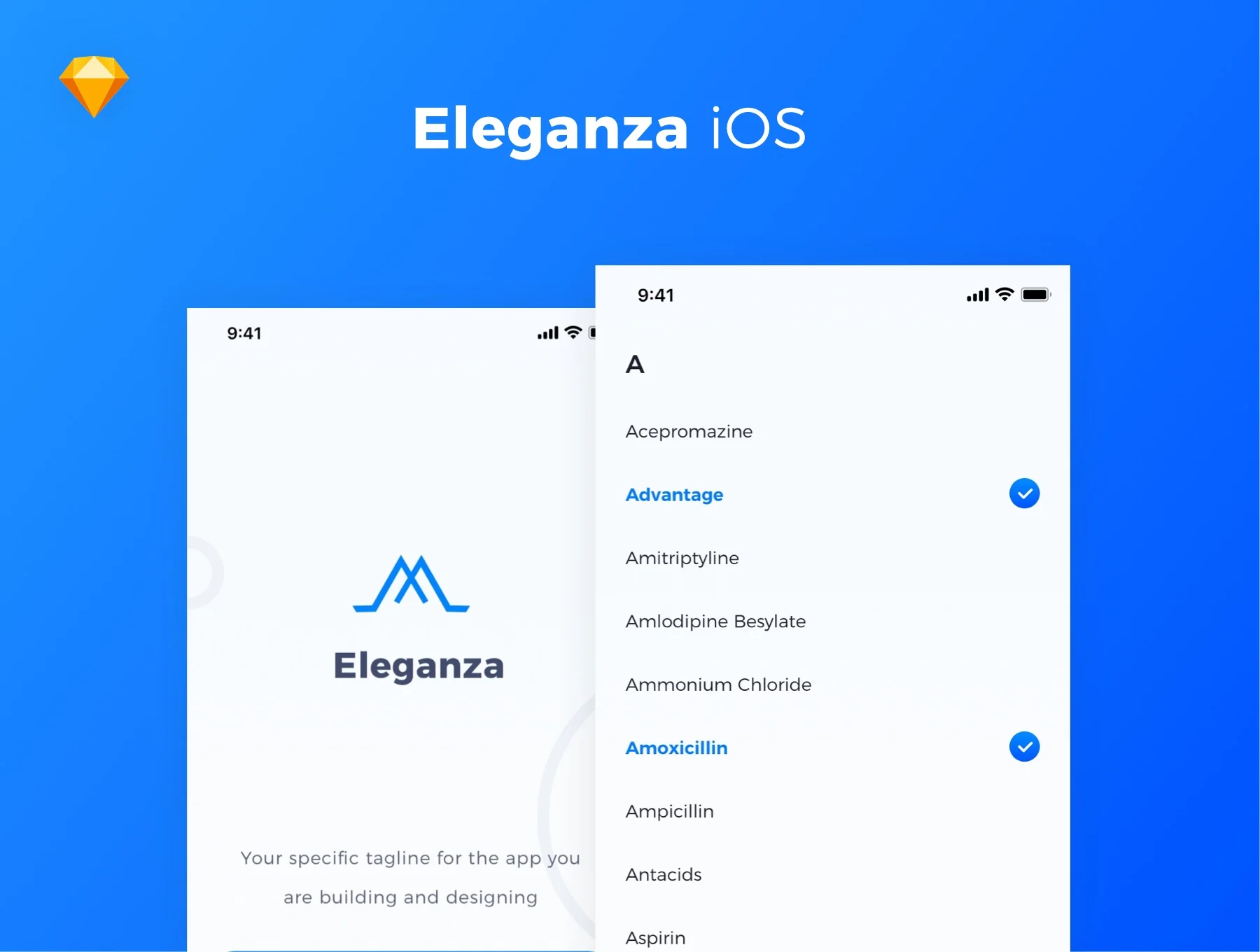 Eleganza iOS UI Kit