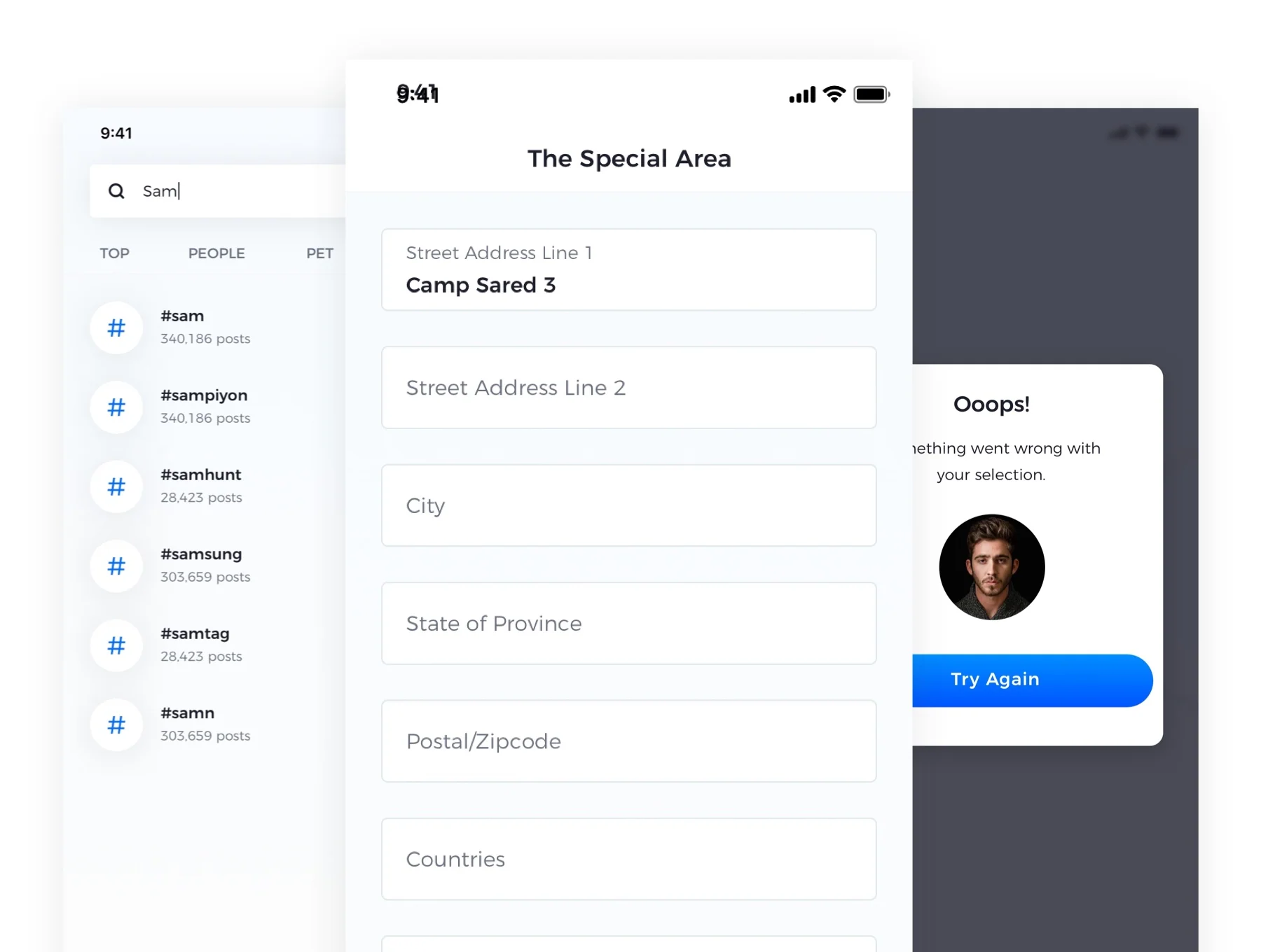 Eleganza iOS UI Kit 3