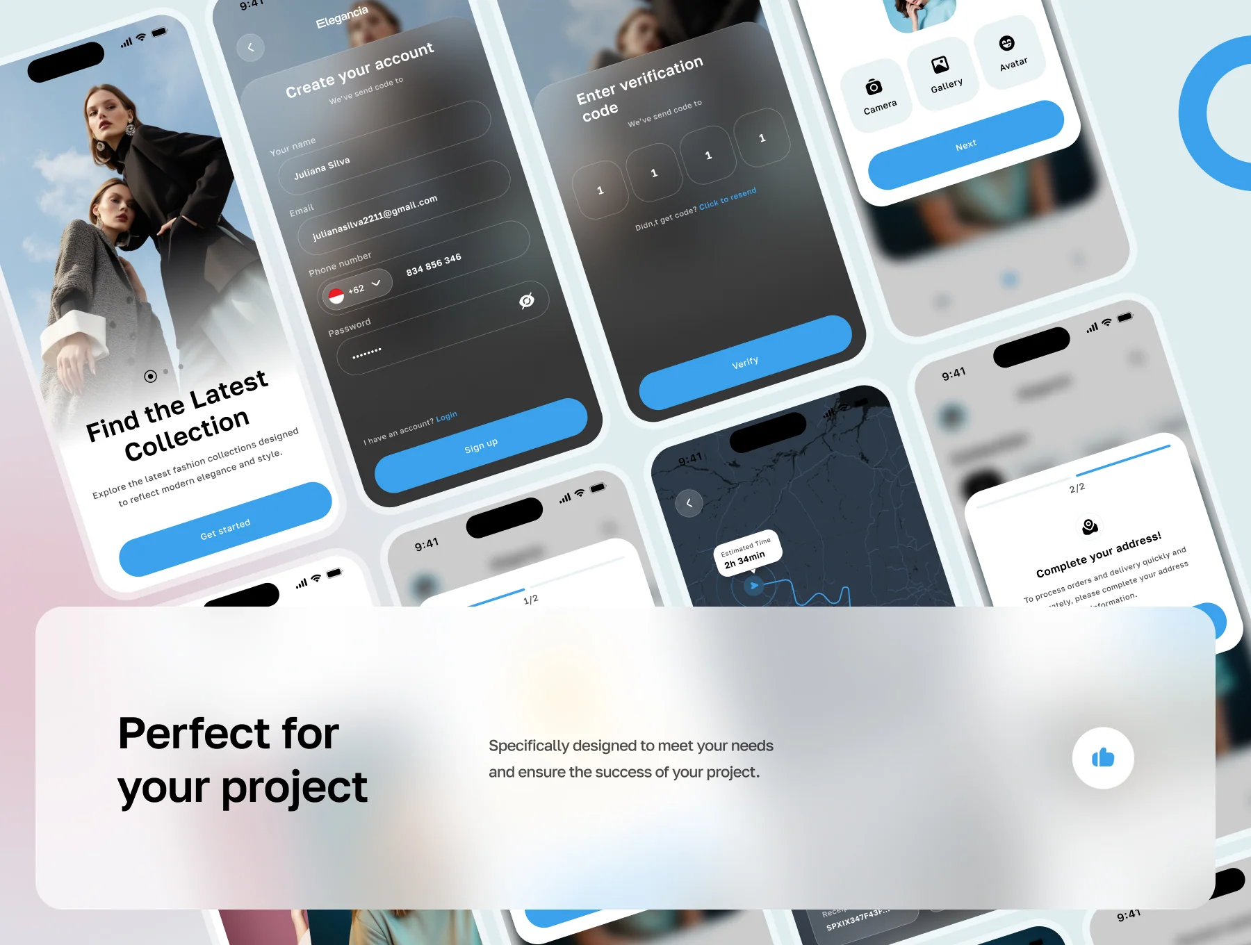 Elegancia - Fashion Mobile Apps 3
