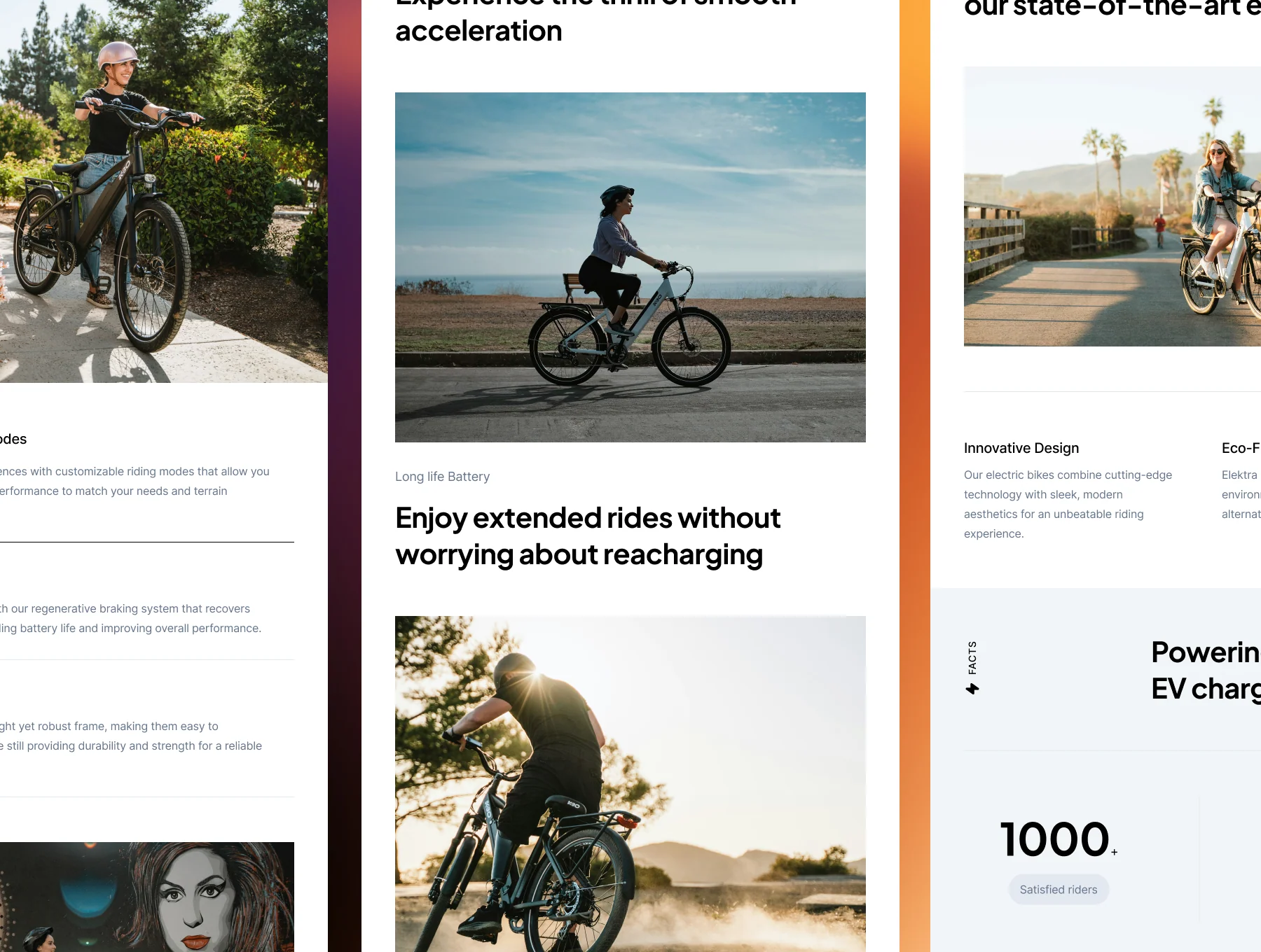 Elektra - E-bike landing template 3
