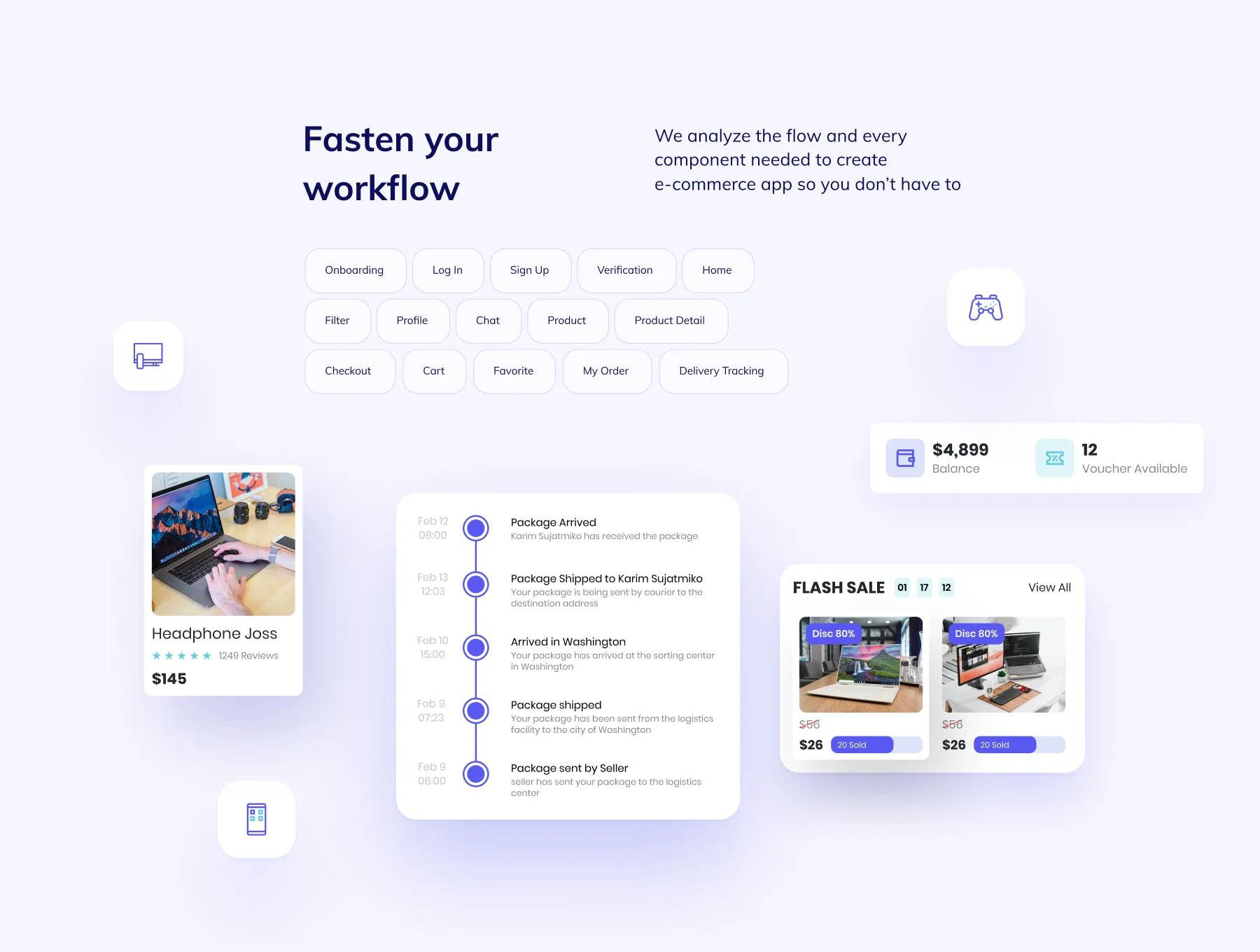 Elektra - Electronic E-commerce UI Kit 2