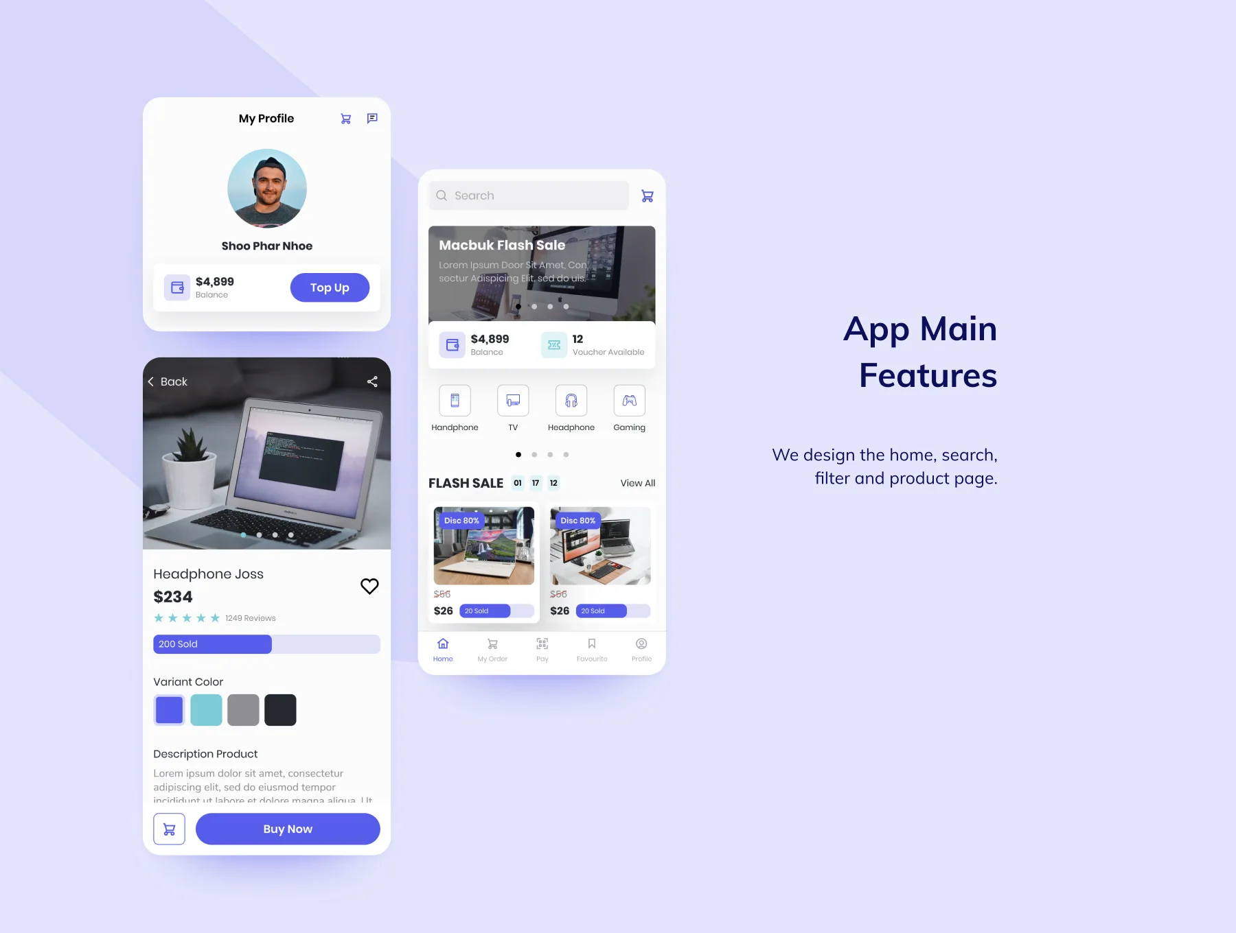 Elektra - Electronic E-commerce UI Kit 6