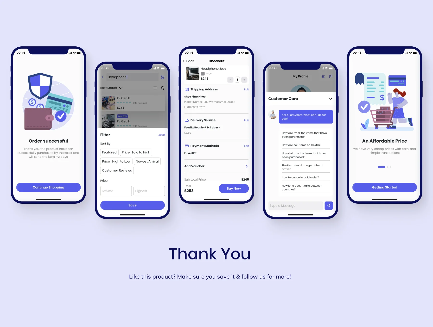 Elektra - Electronic E-commerce UI Kit 8