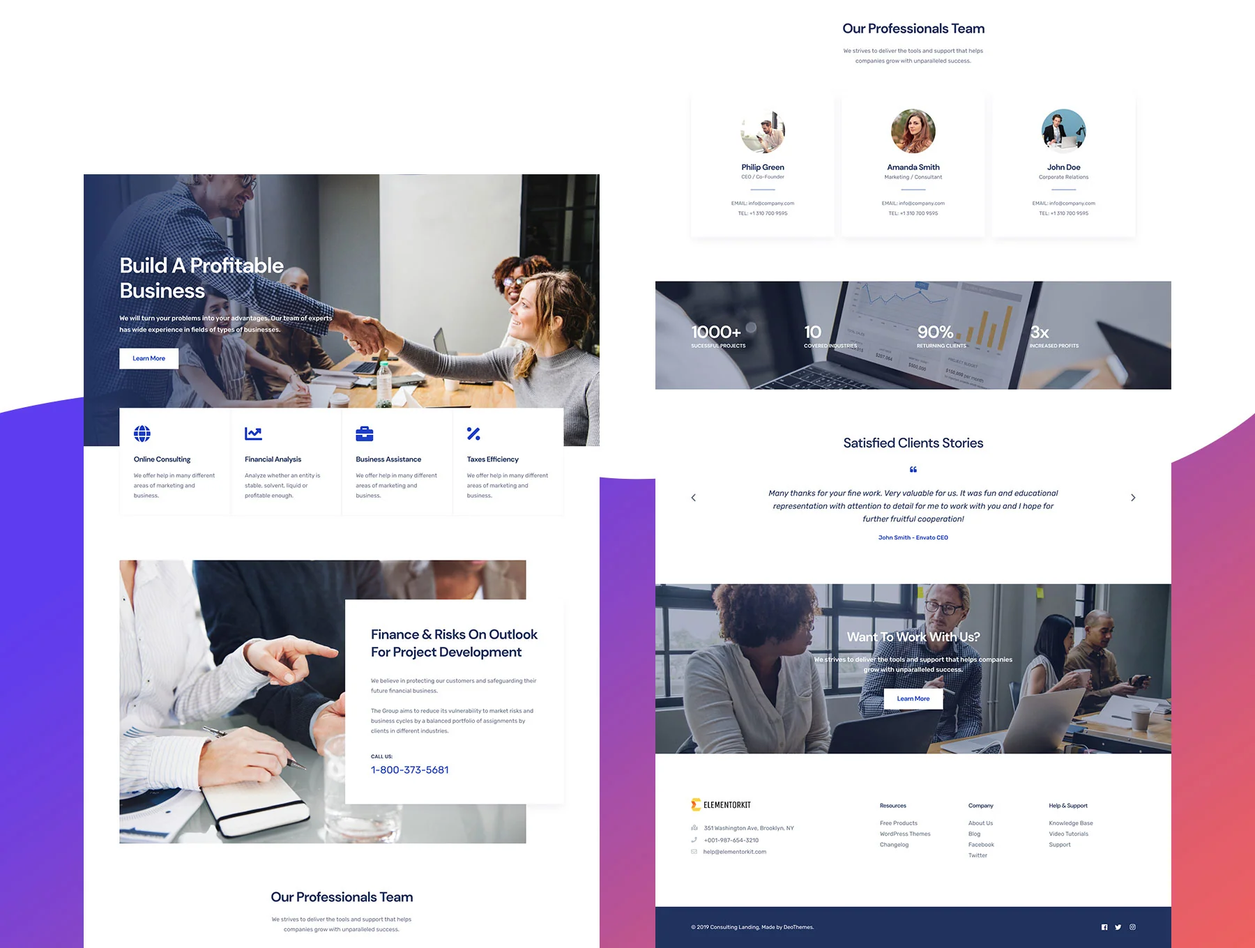 ElementorKit - Premium Landing Pages 8