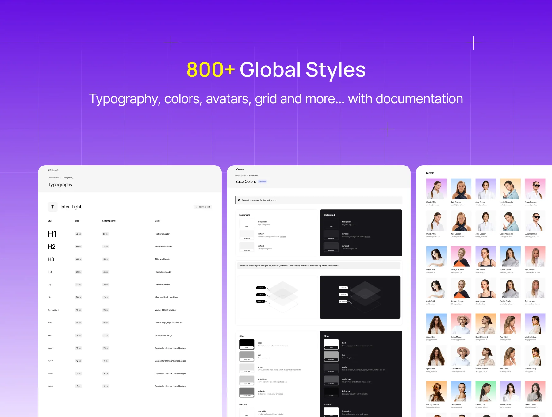 ElementX — Design System & UI Kit 3