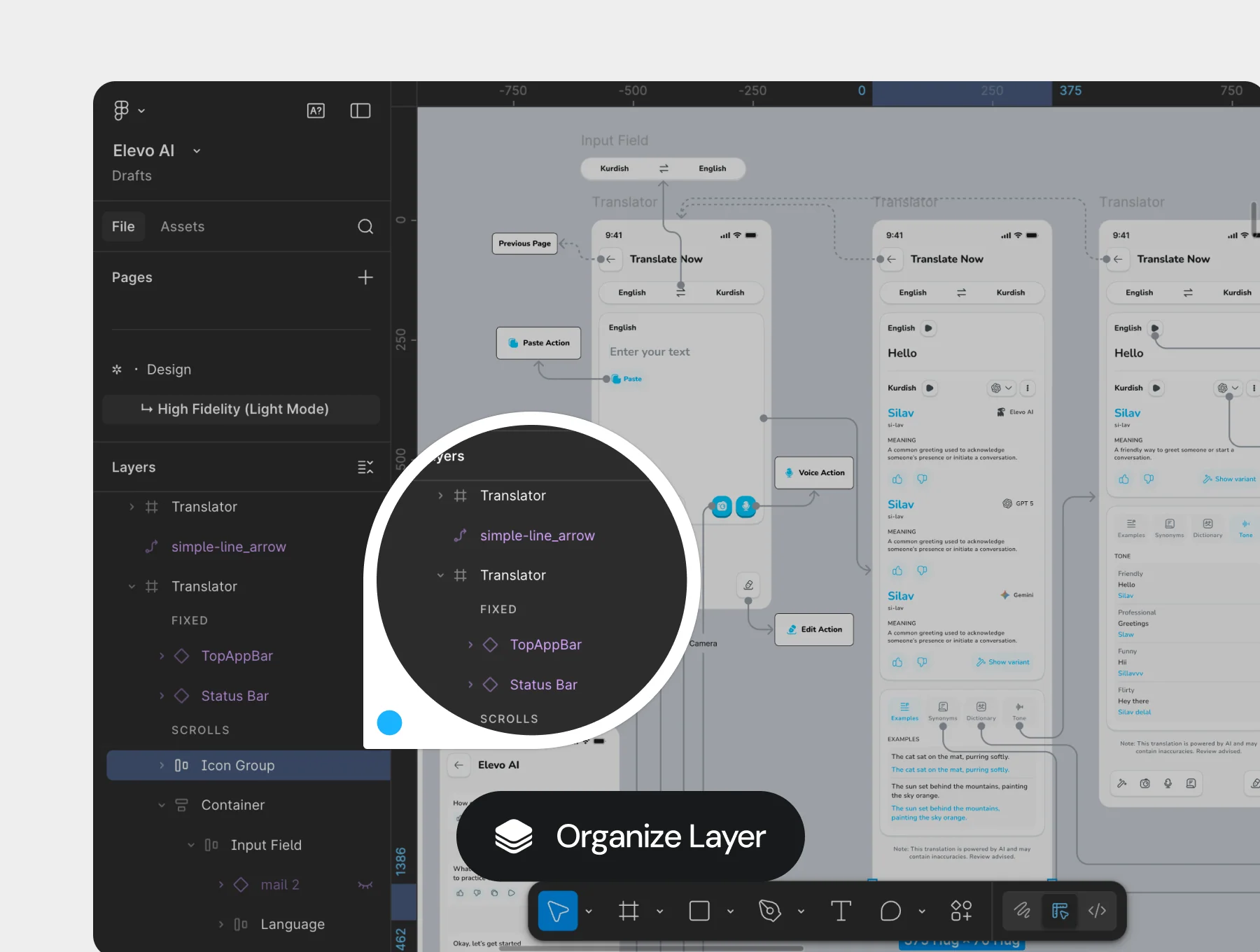 Elevo AI - Language Learning App UI Kit 4