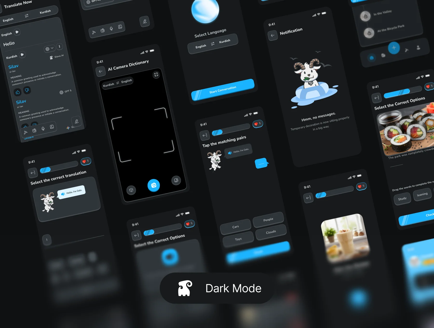 Elevo AI - Language Learning App UI Kit 5