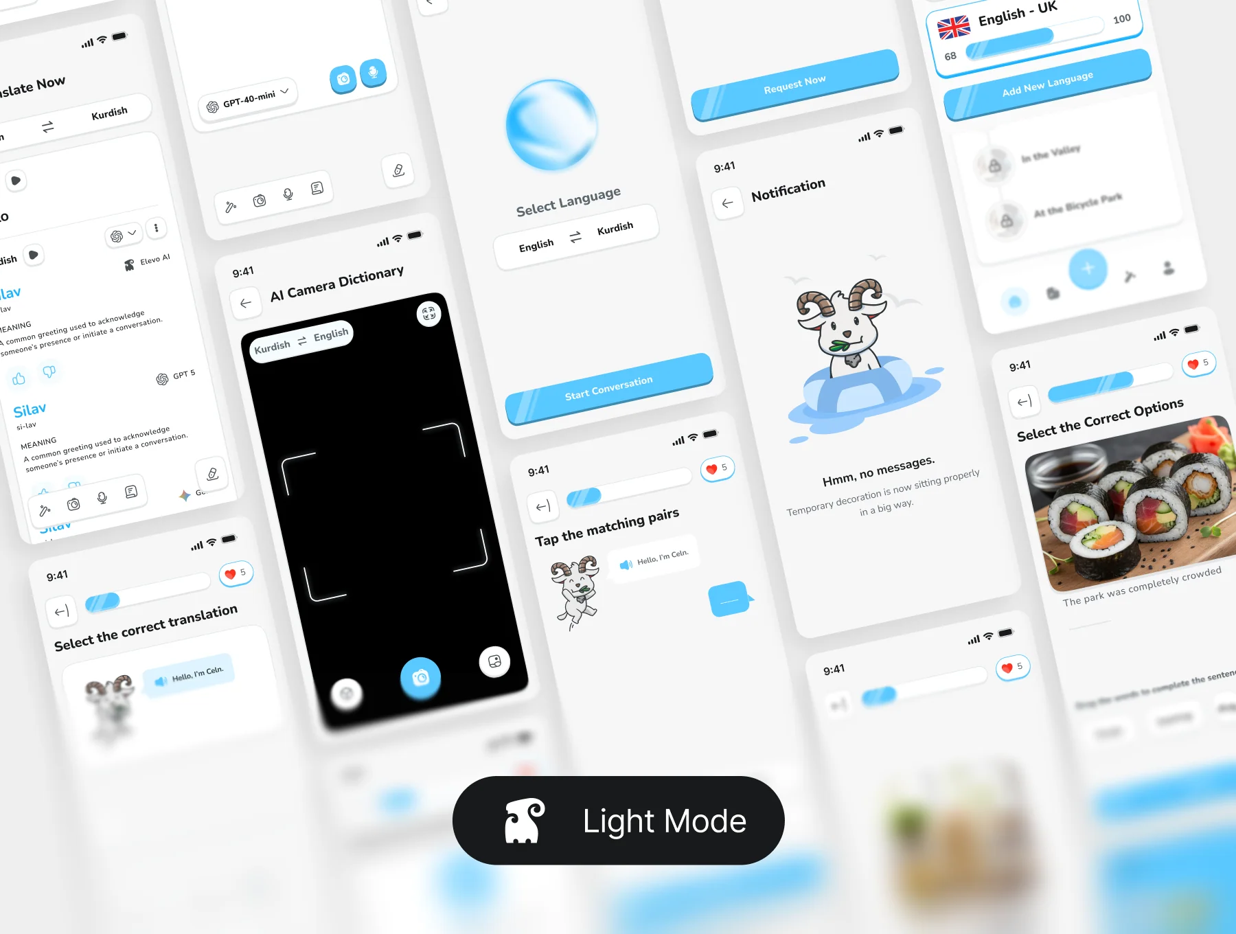 Elevo AI - Language Learning App UI Kit 6