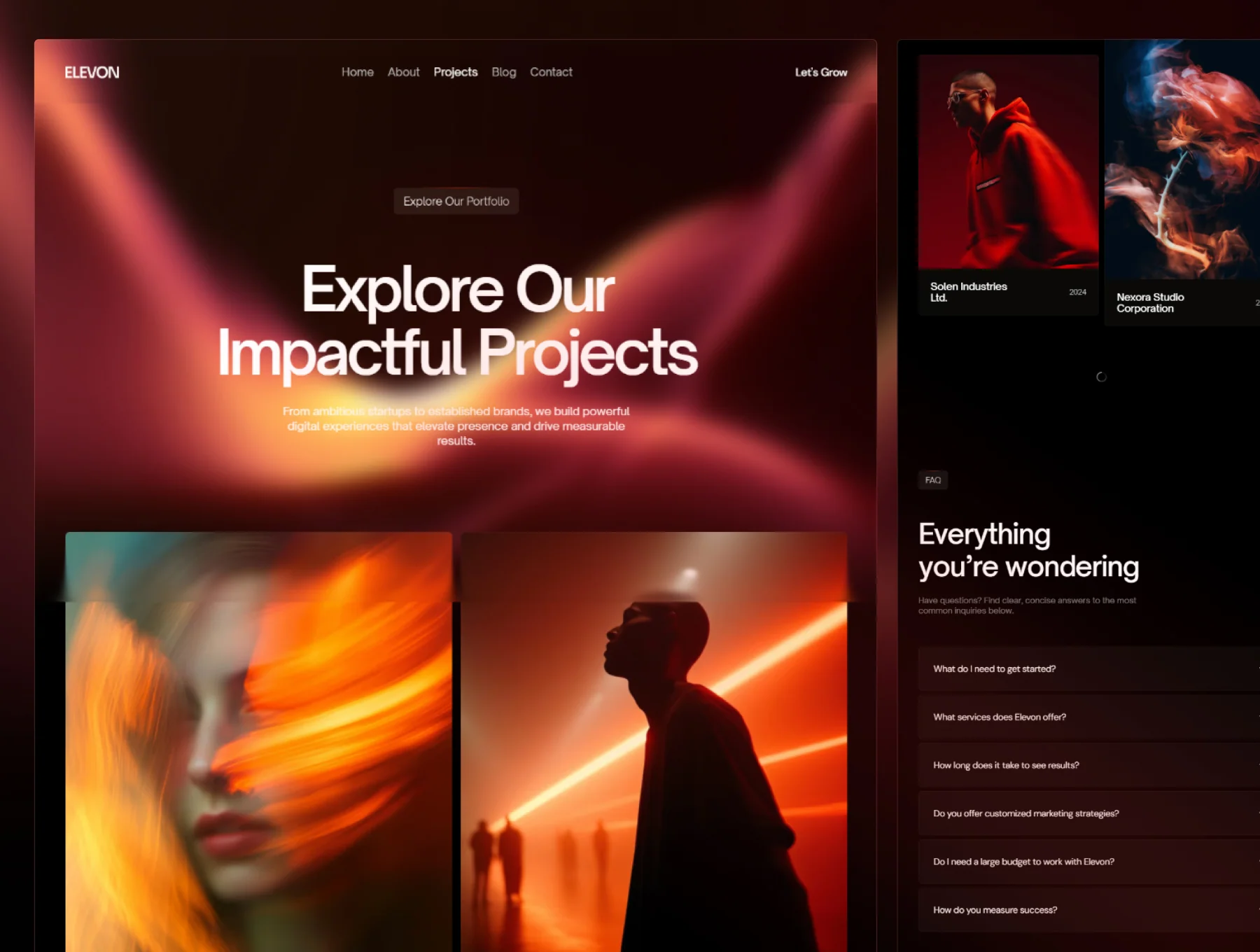 ELEVON — Marketing Agency Template 4