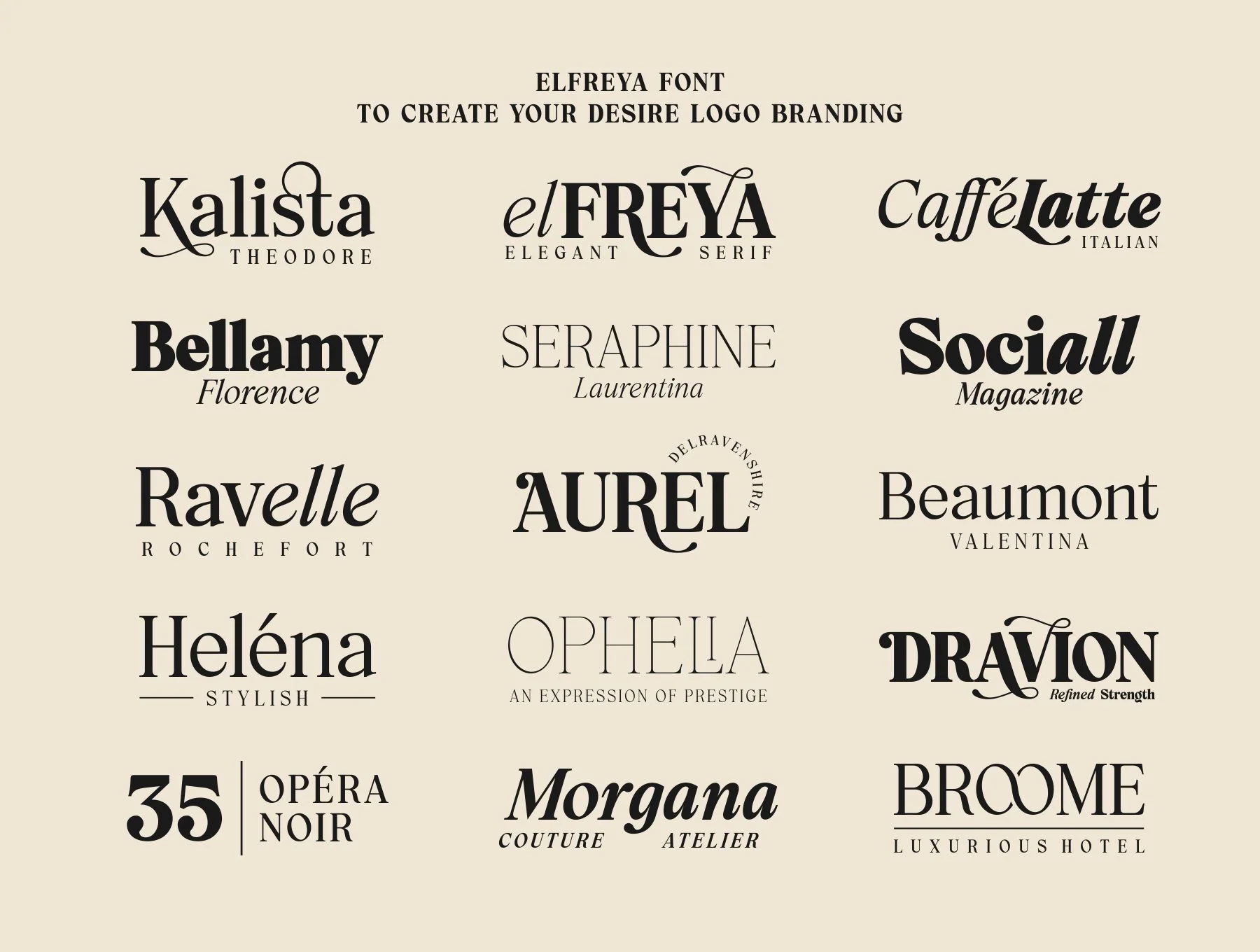 Elfreya Font Family 5