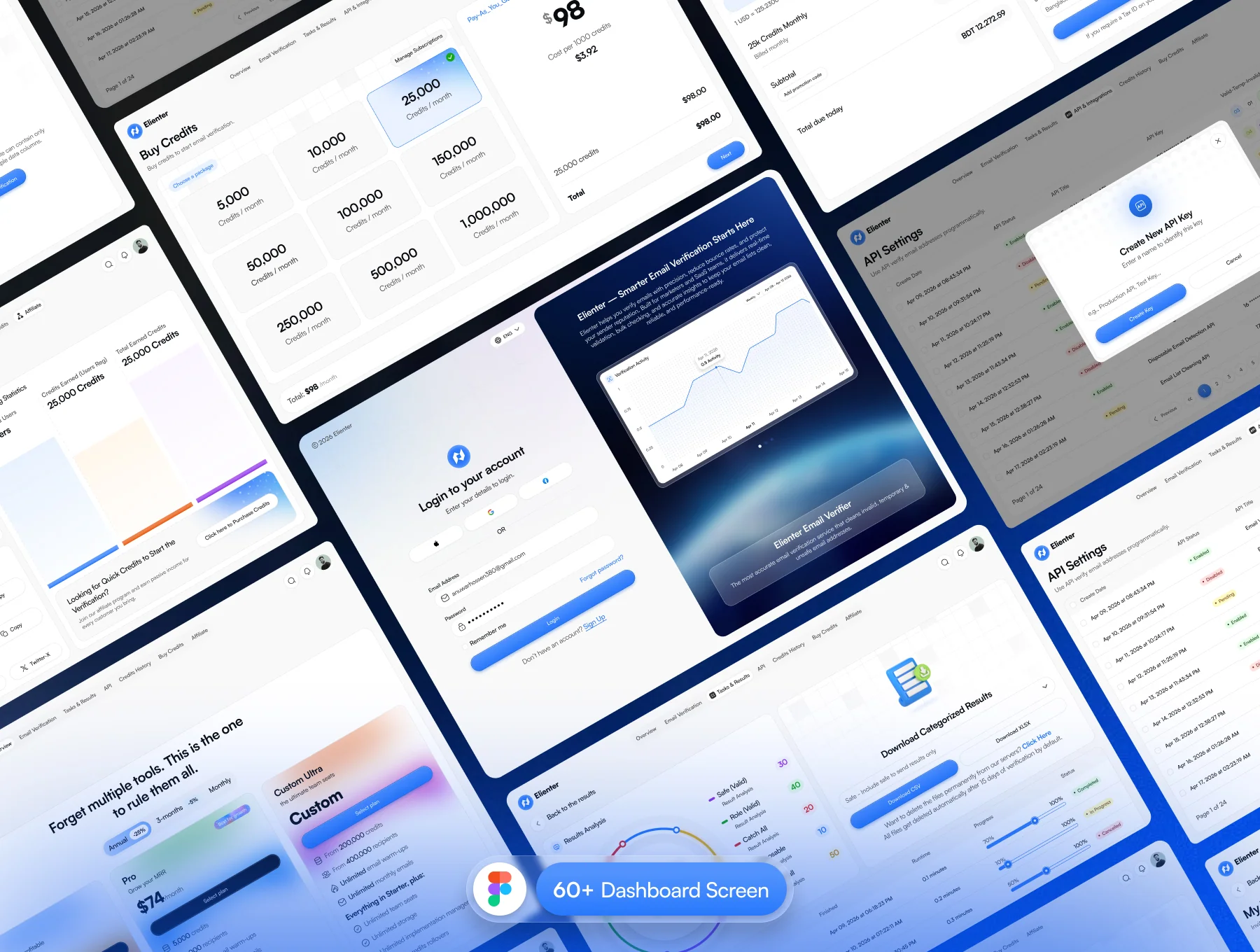 Elienter – Email Verifier Dashboard UI Kit 3