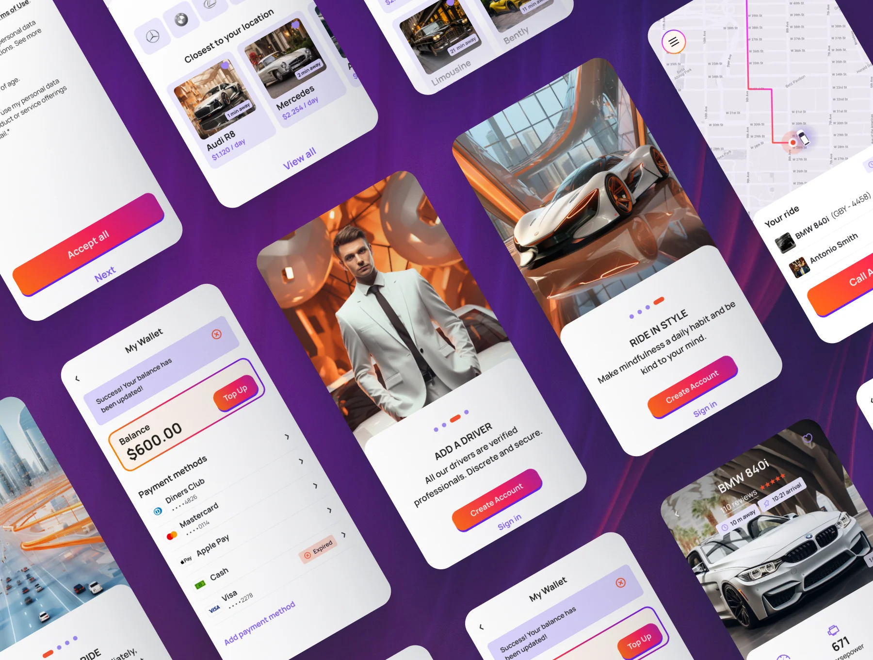 Elite - Taxi and Car Rental Mobile App 5