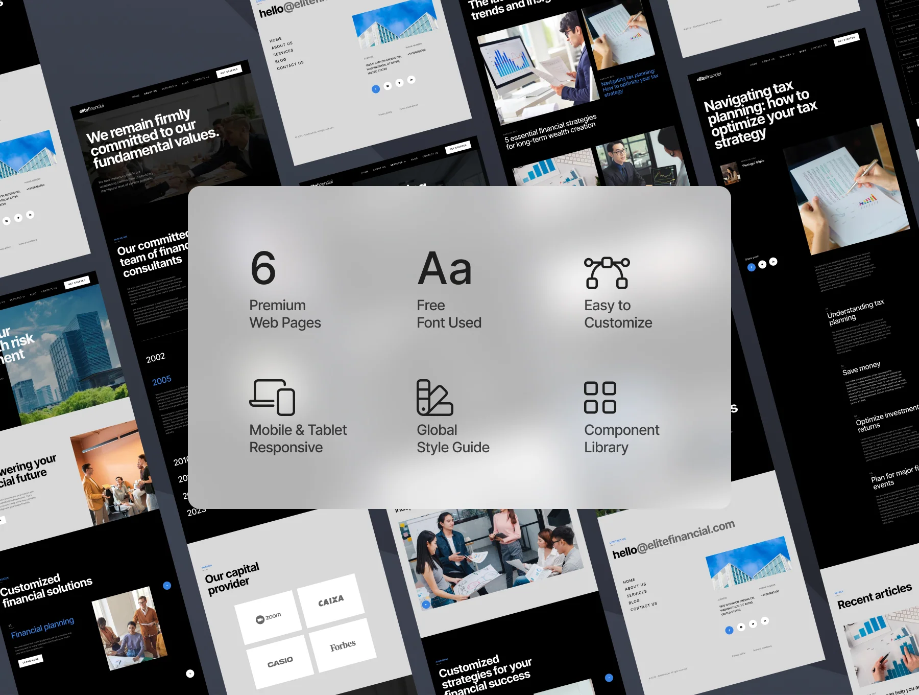 elitefinancial - Financial Company Website 2