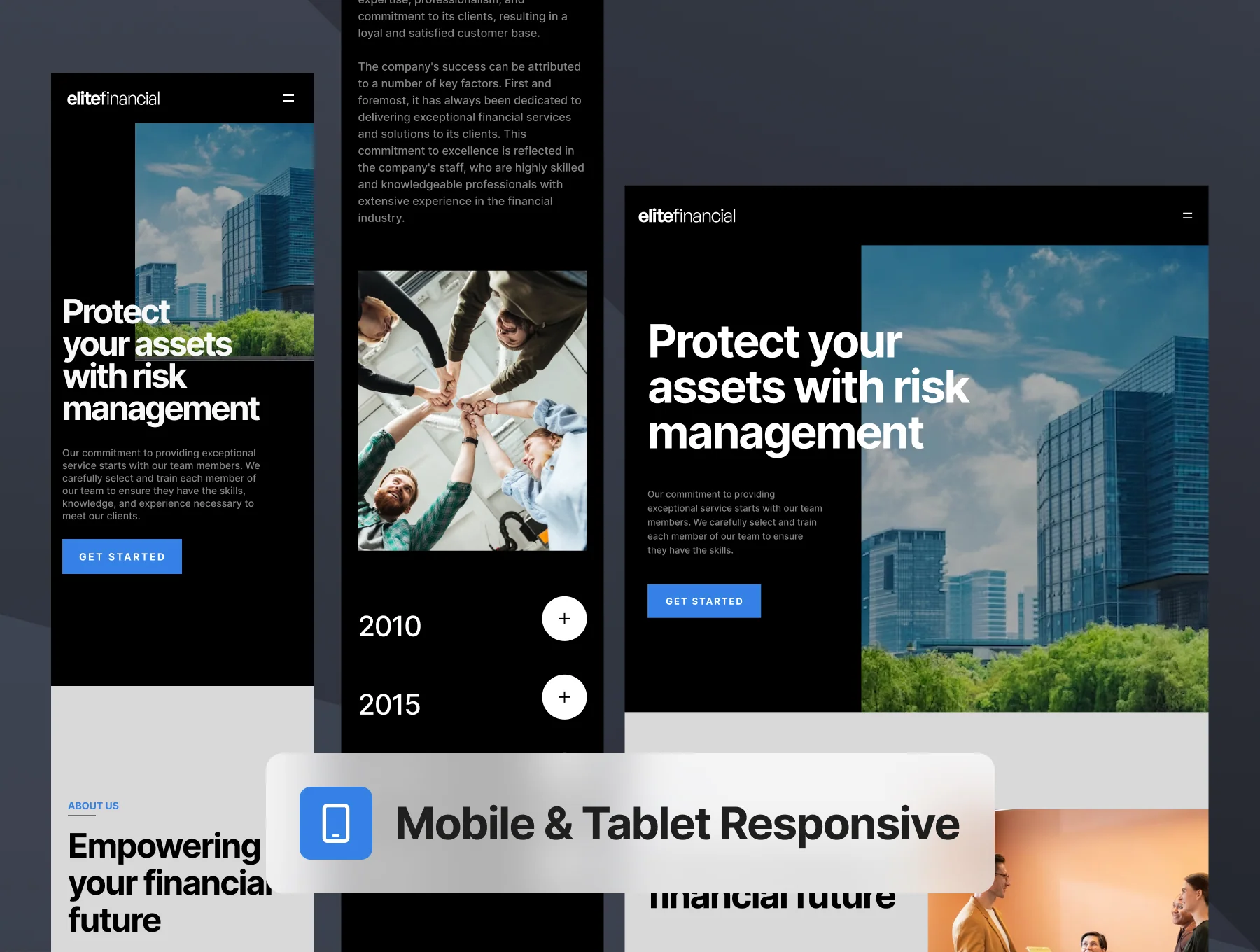 elitefinancial - Financial Company Website 4