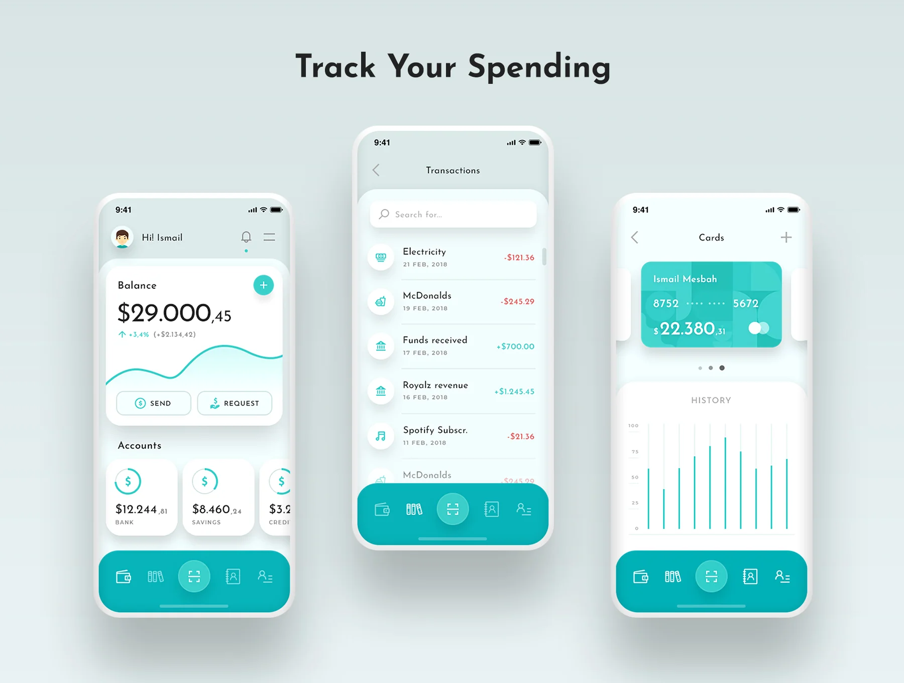 Elya - Wallet & Crypto Trading UI Kit 3