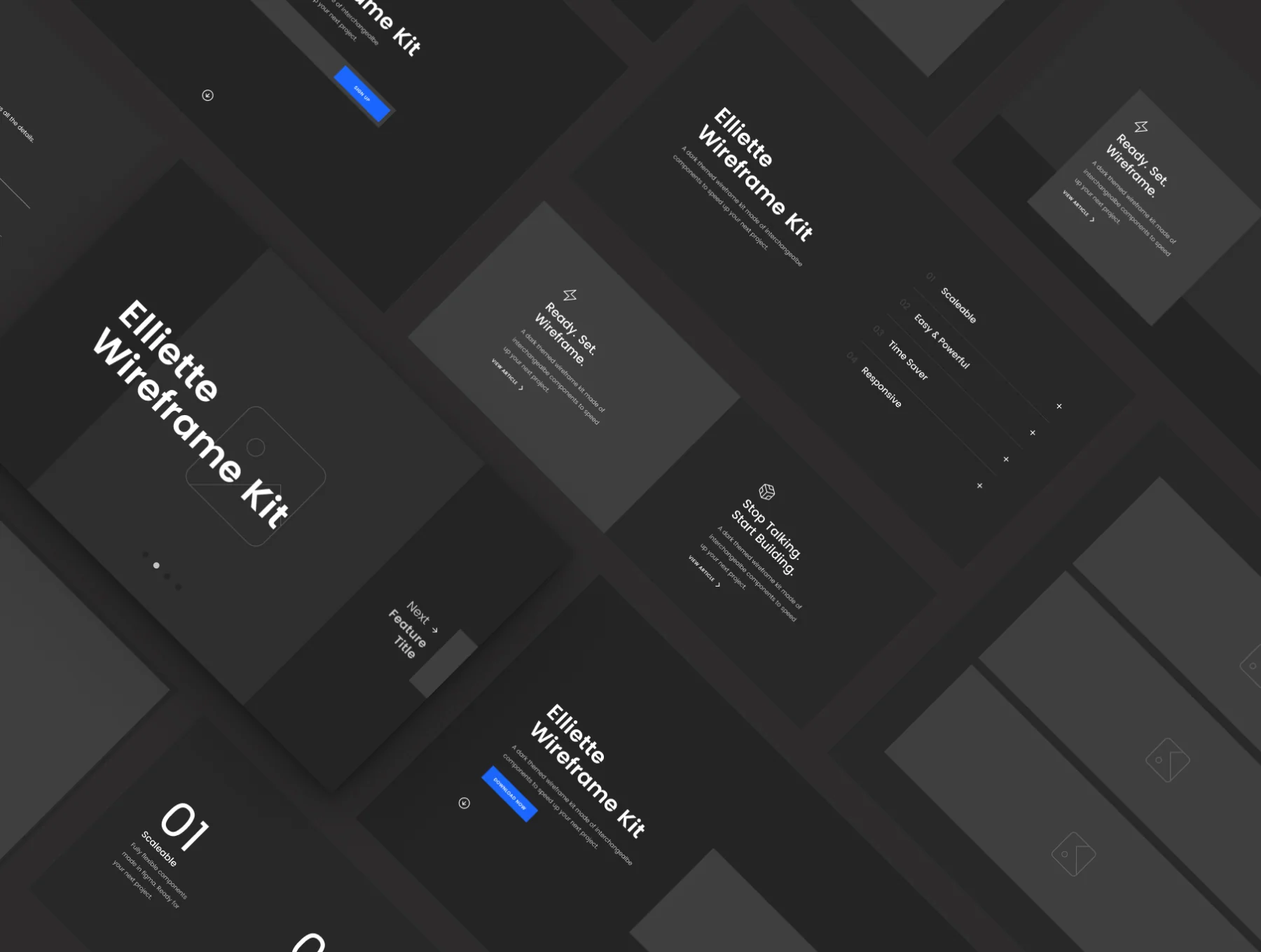 Elliette Wireframe Kit 2
