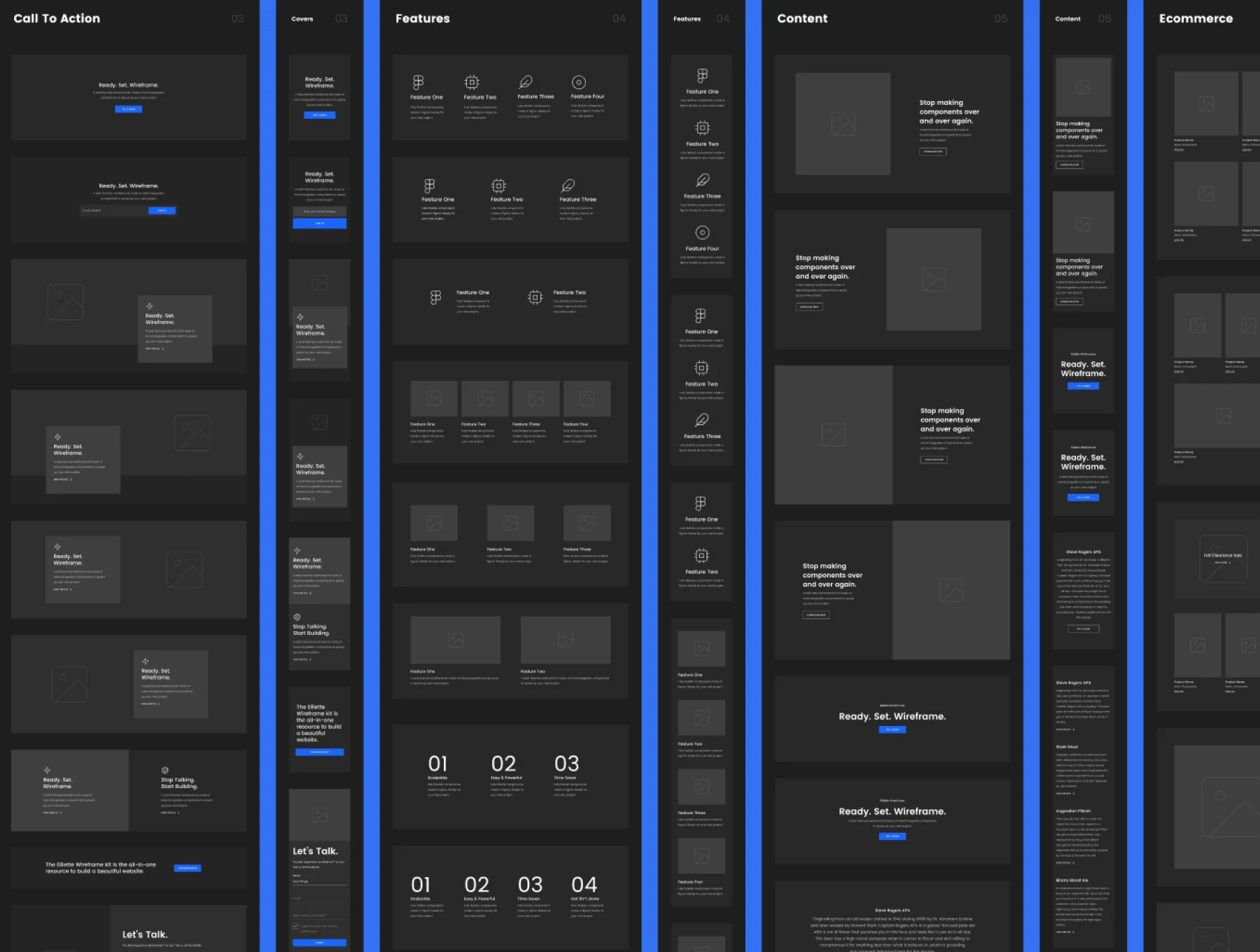 Elliette Wireframe Kit 7