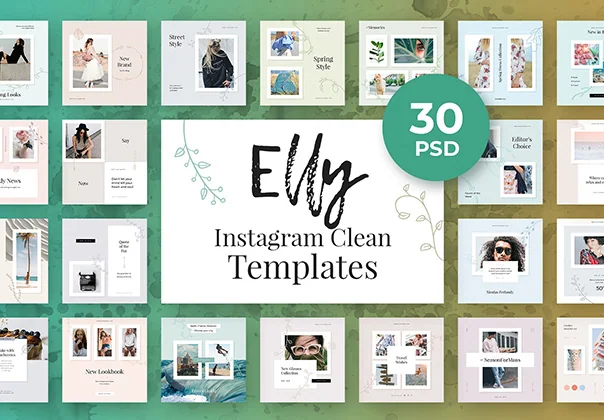 Elly Instagram Clean Templates