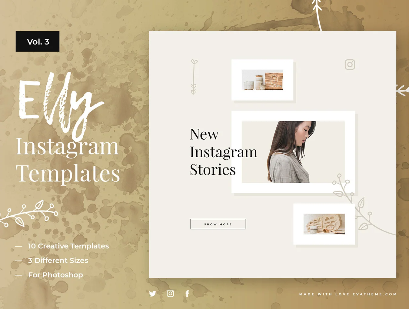 Elly Instagram Clean Templates 2