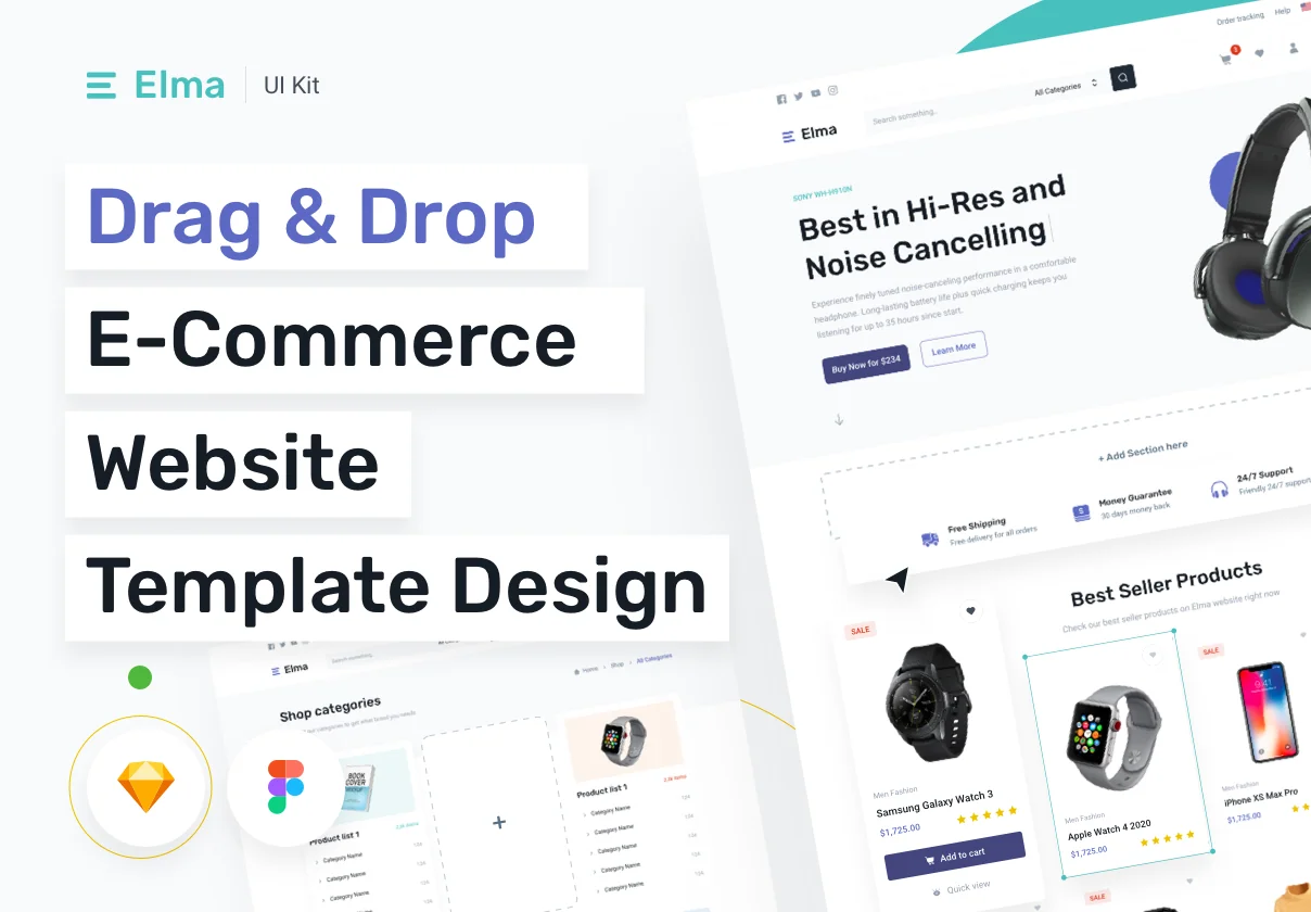 Elma: e-Commerce UI Kit & Elements
