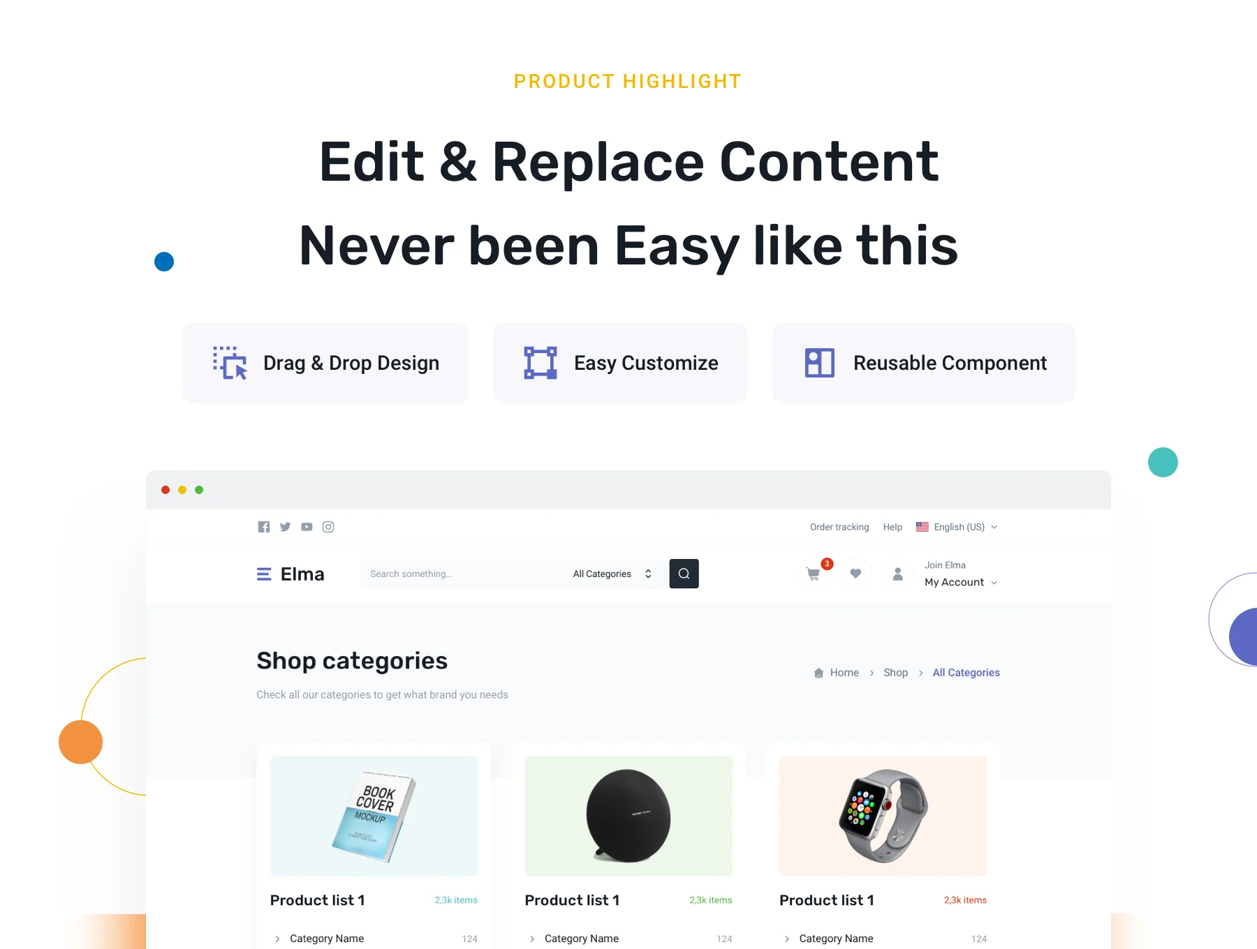 Elma: e-Commerce UI Kit & Elements 2