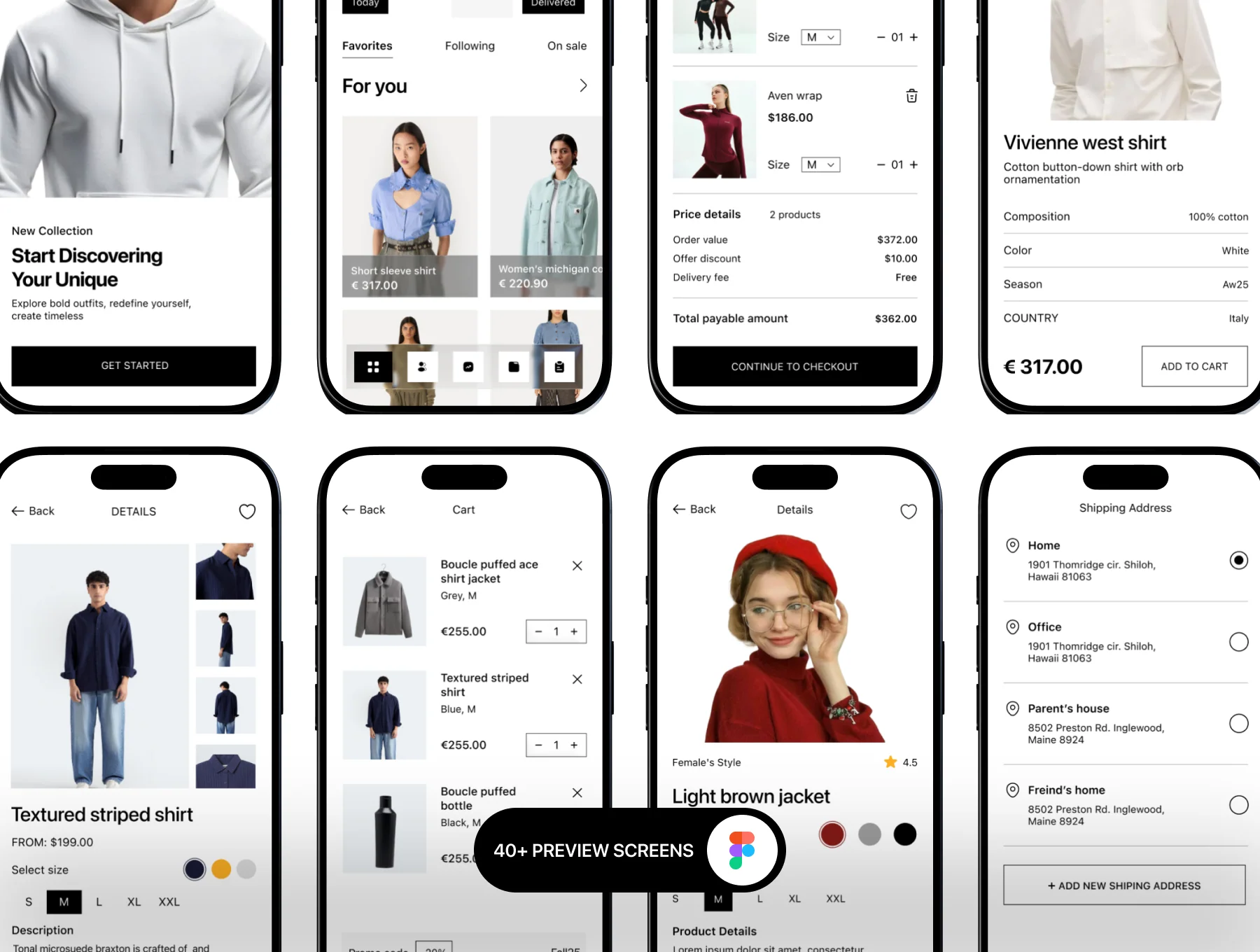 Elvora — Fashion E-commerce App UI Kit 2