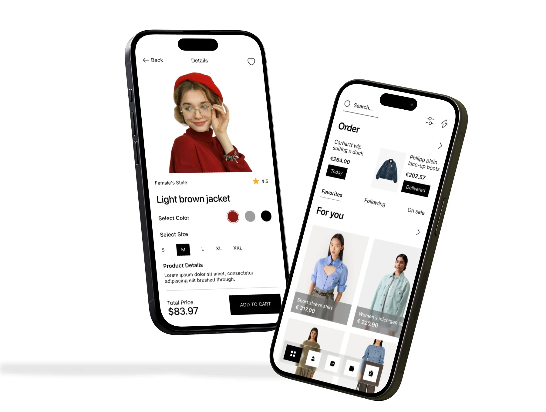 Elvora — Fashion E-commerce App UI Kit 3