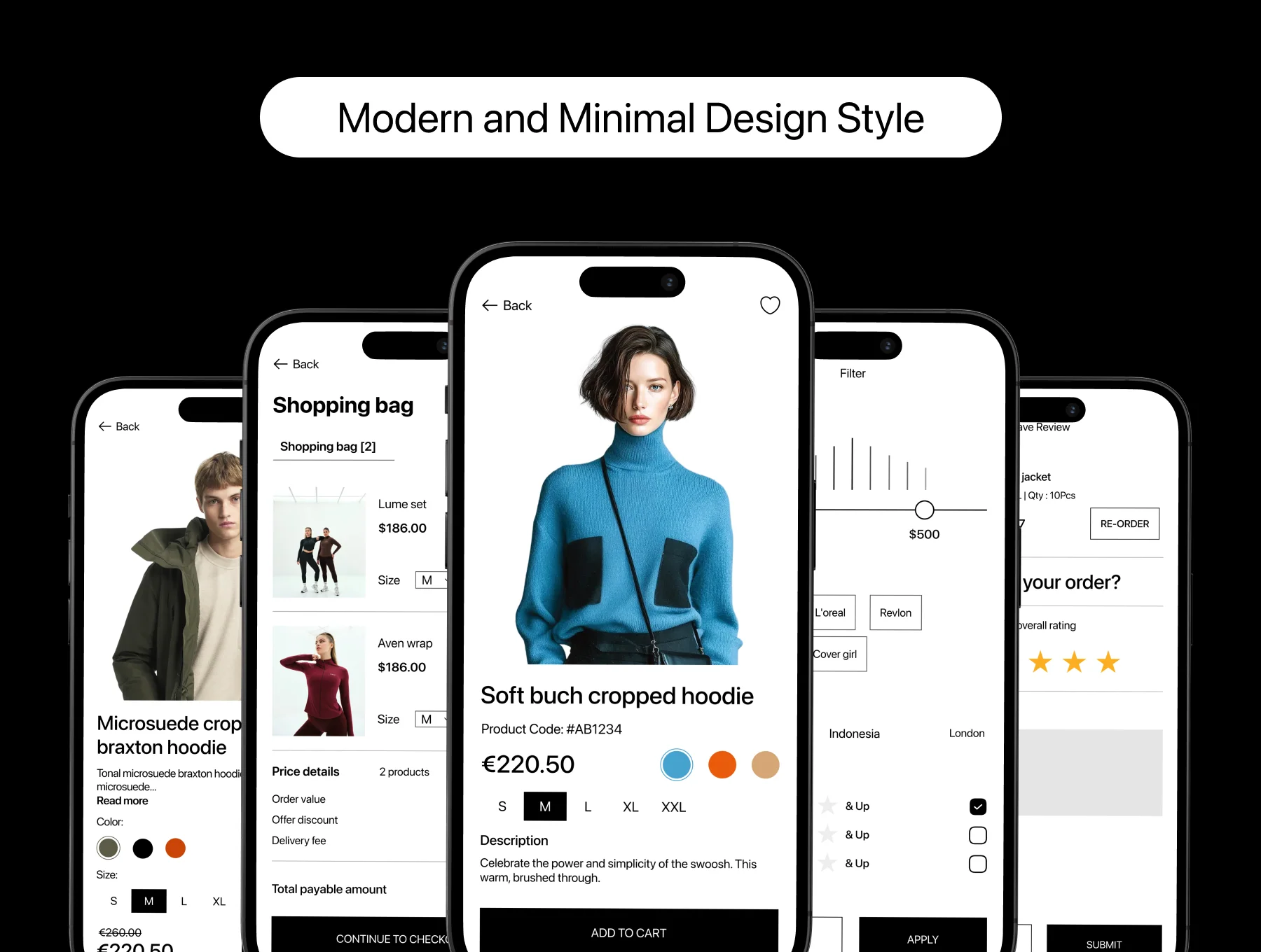 Elvora — Fashion E-commerce App UI Kit 4