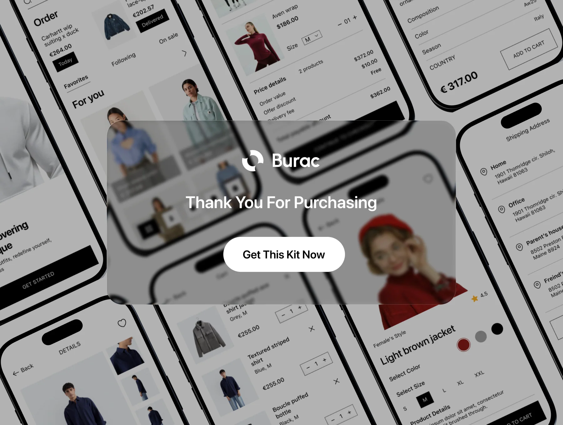 Elvora — Fashion E-commerce App UI Kit 6
