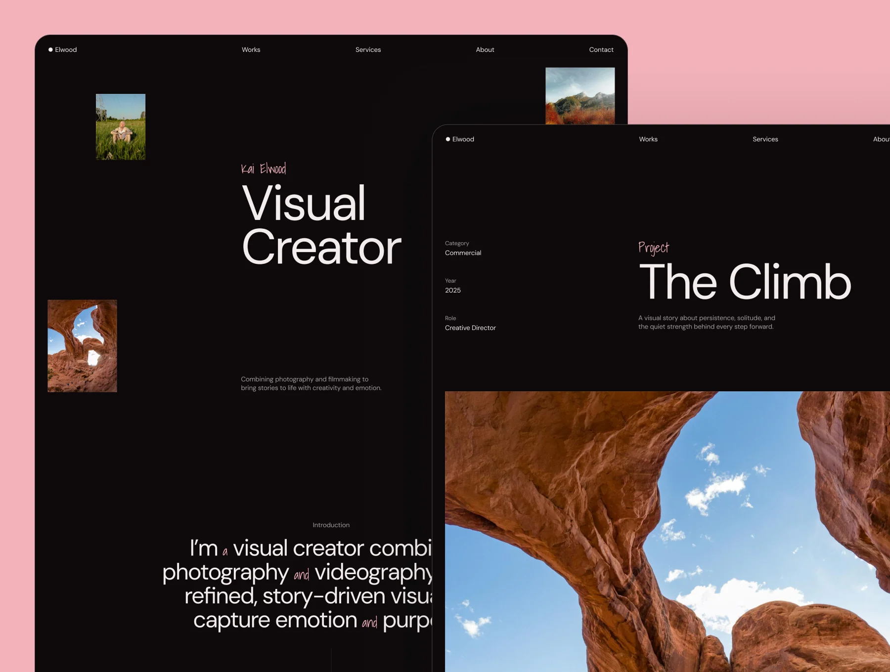 Elwood – Creative Portfolio Website 2